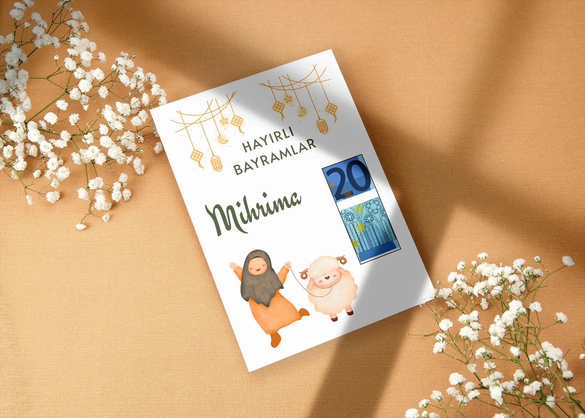 Geschenkkarte Bayram I Eid I Kurban I Hayirli Bayramlar I personalisiert - image 4