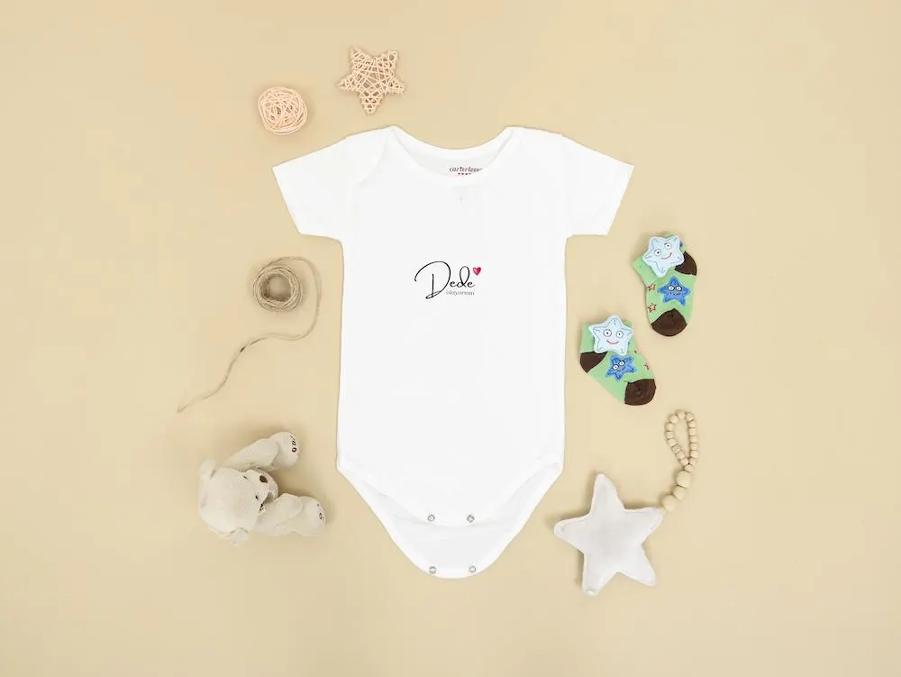 Babybody „Anneanne & Dede oluyorsunuz, Teyze, Amca...“ – hochwertige Geschenkidee zur Schwangerschaftsverkündung | personalisiert zur Geburt - image 3