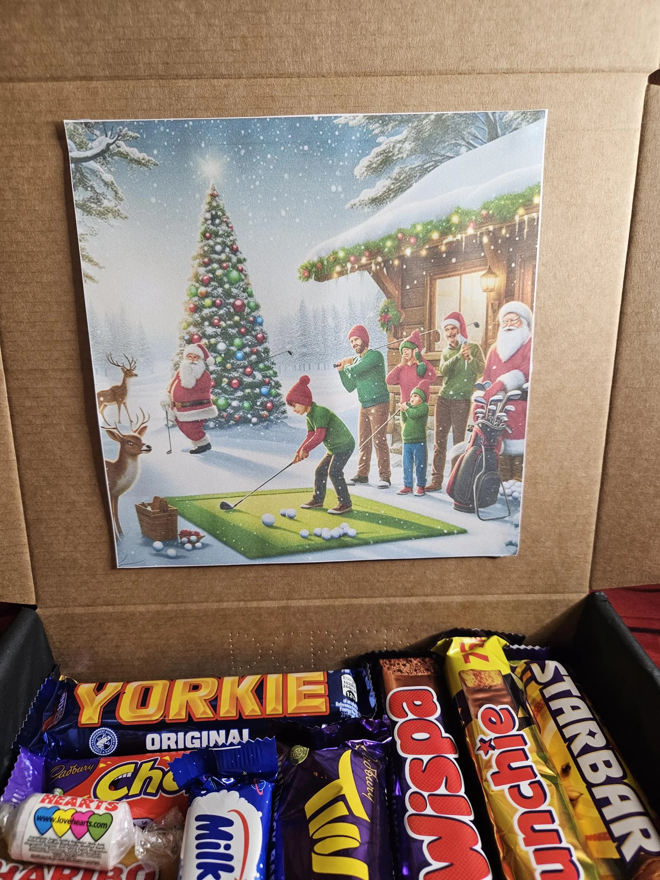 Golf Christmas Selection Box | Christmas Selection Box | Golf Chocolate Gifts | Chocolate Selection box for Golf lovers | Christmas gift - image 2