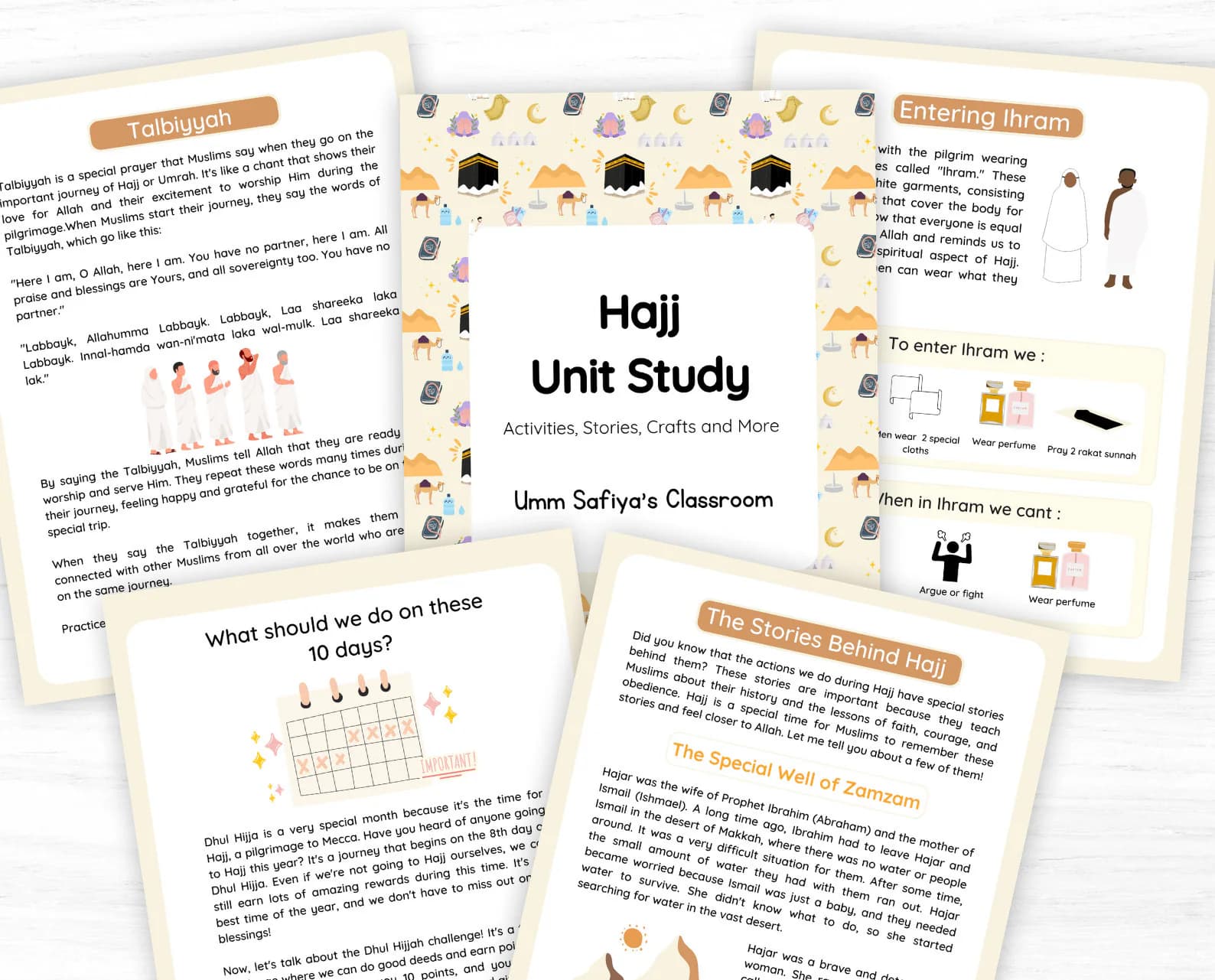 Hajj Unit Study: Islamic Activities & Stories for Kids