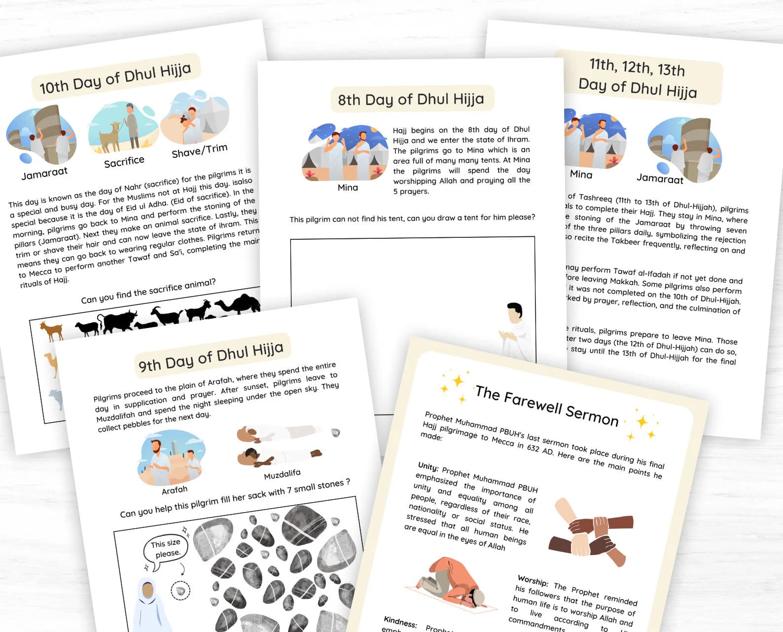Hajj Unit Study: Islamic Activities & Stories for Kids - image 4
