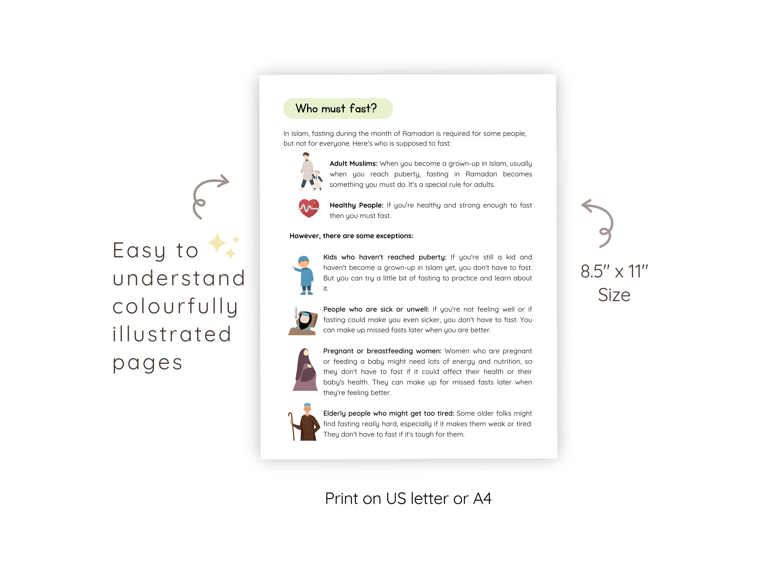 Ramadan Fasting Guidebook for  Muslim Kids - image 2