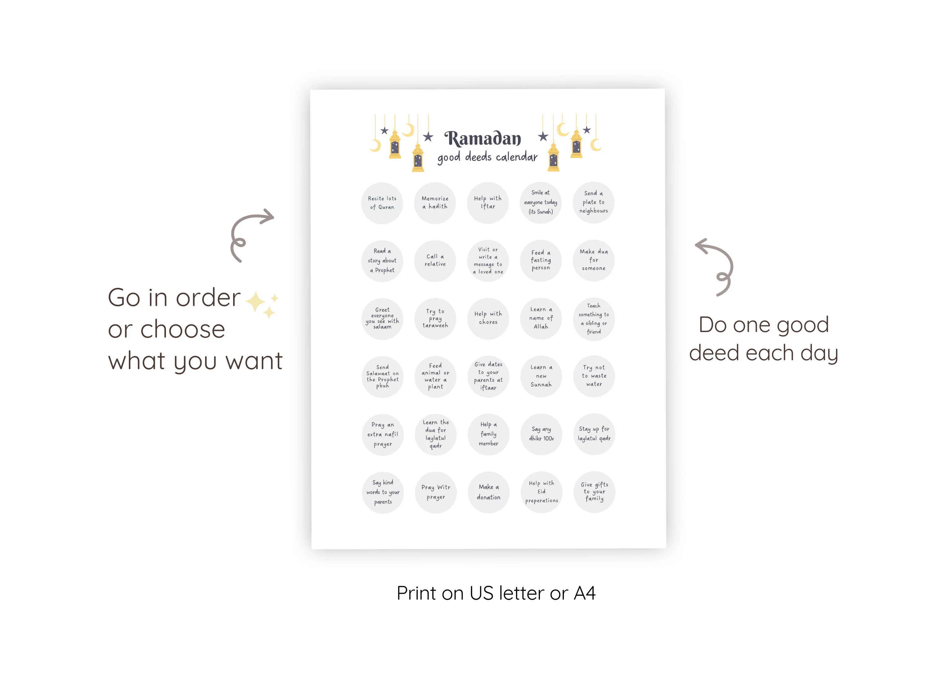 Ramadan Good Deeds Calendar - image 4