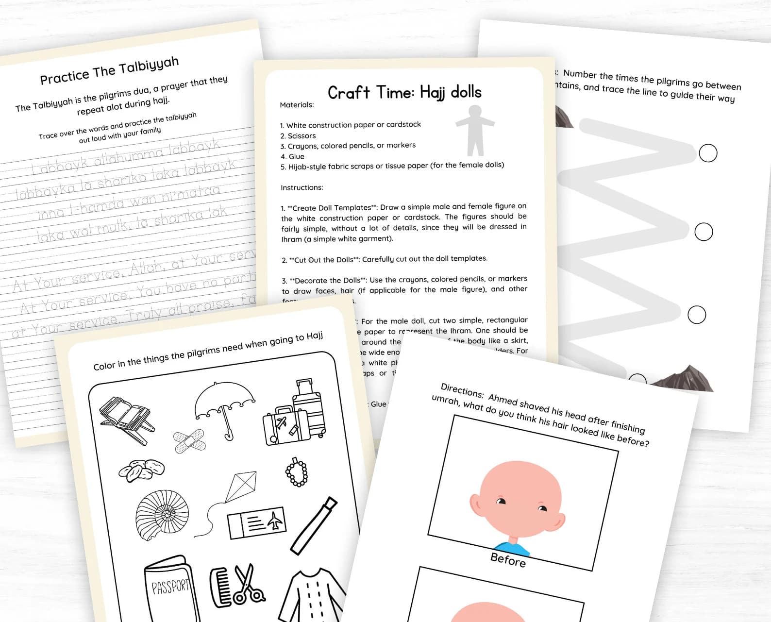 Hajj Unit Study: Islamic Activities & Stories for Kids - image 3