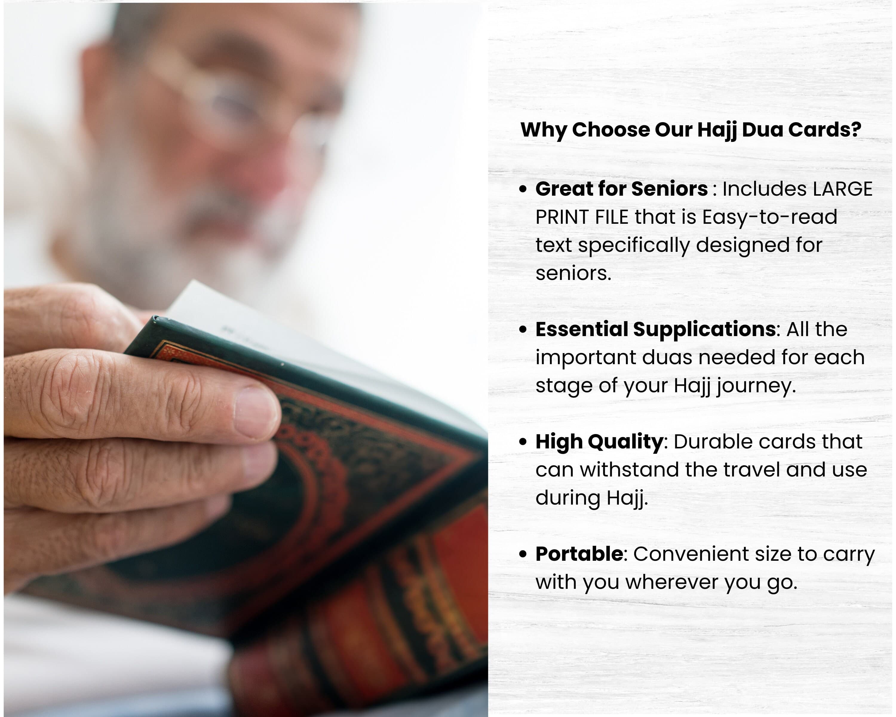Umrah Dua Cards, Islamic Prayer, Hajj Gift (PDF) - image 4