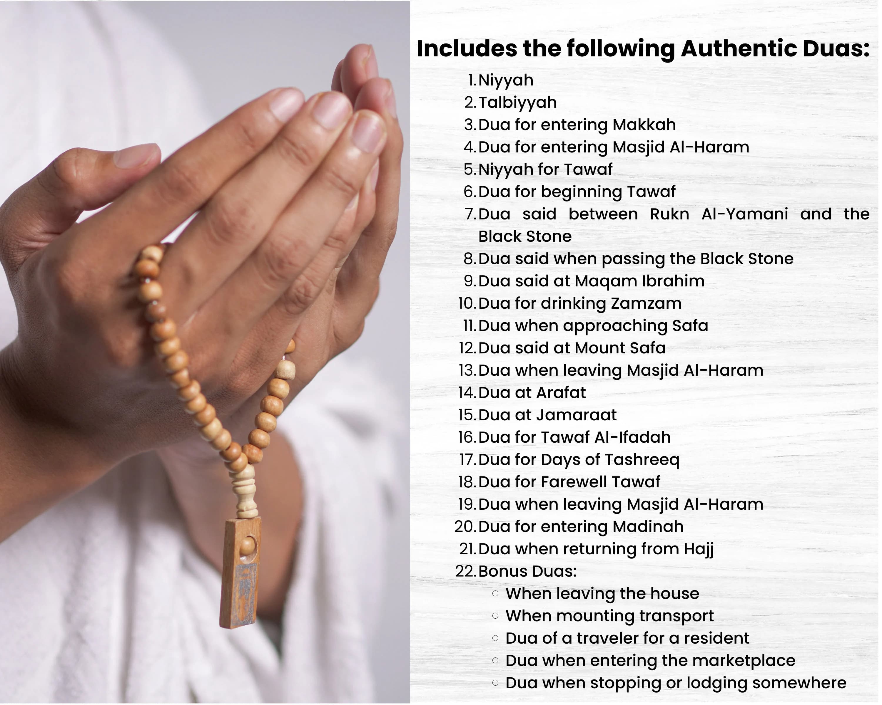 Large Print Hajj Dua Flashcards, Islamic Prayer Cards (PDF) - image 5