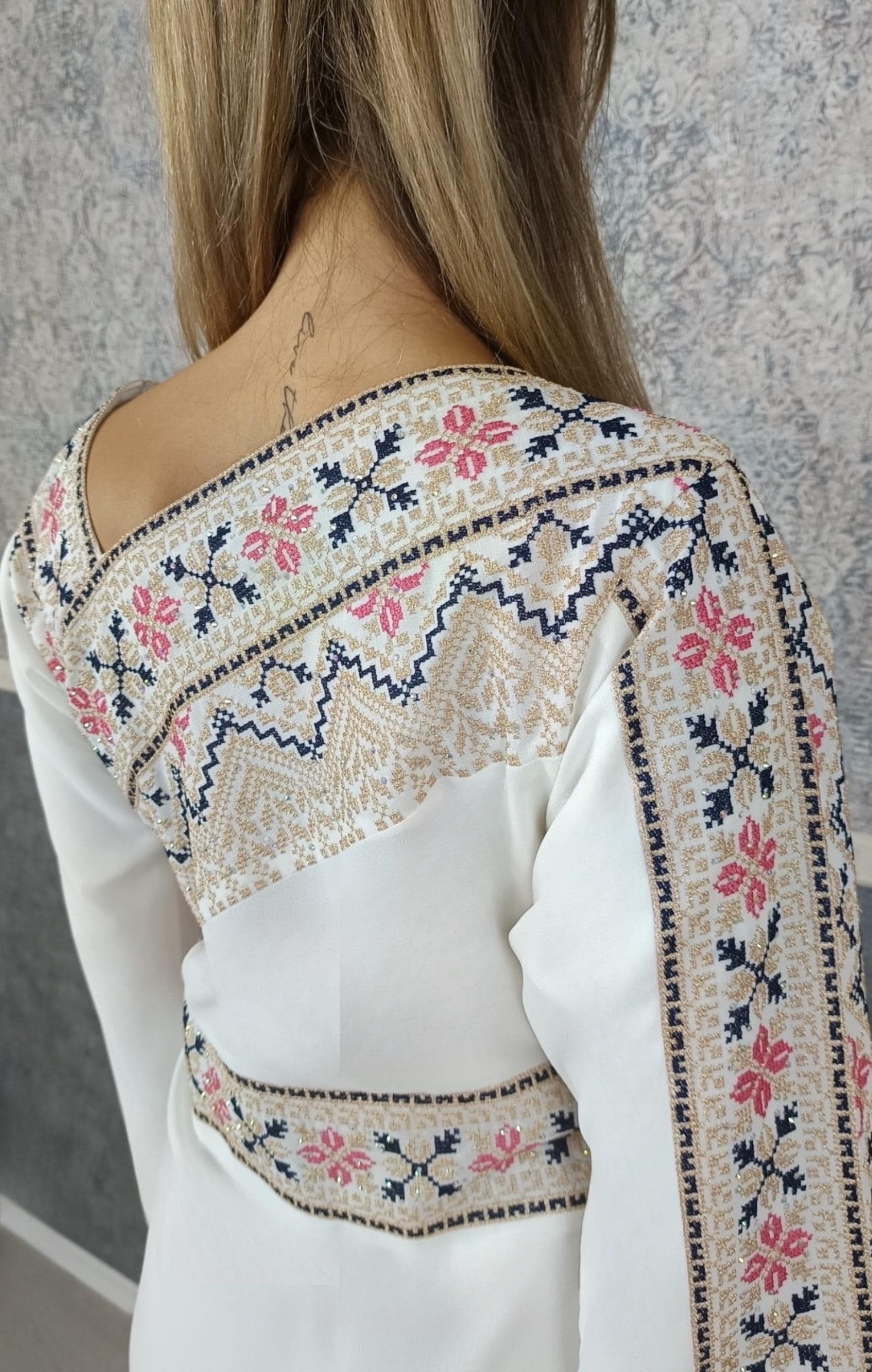 Bestickter Kaftan,Kaftan Frauen,Kaftan,abaya,Abenkleid,Hochzeit,marokkanische,Arabisch,Dubai Kaftan,Henna Kleid,Golnaar - image 5