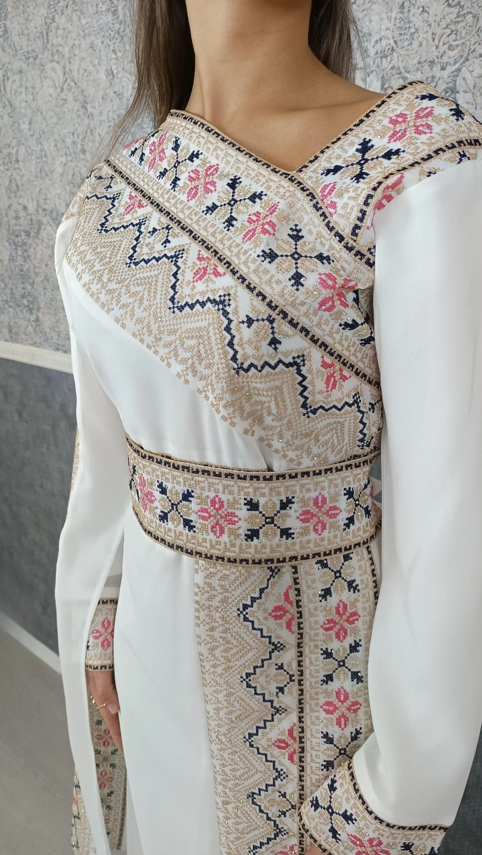 Bestickter Kaftan,Kaftan Frauen,Kaftan,abaya,Abenkleid,Hochzeit,marokkanische,Arabisch,Dubai Kaftan,Henna Kleid,Golnaar - image 3