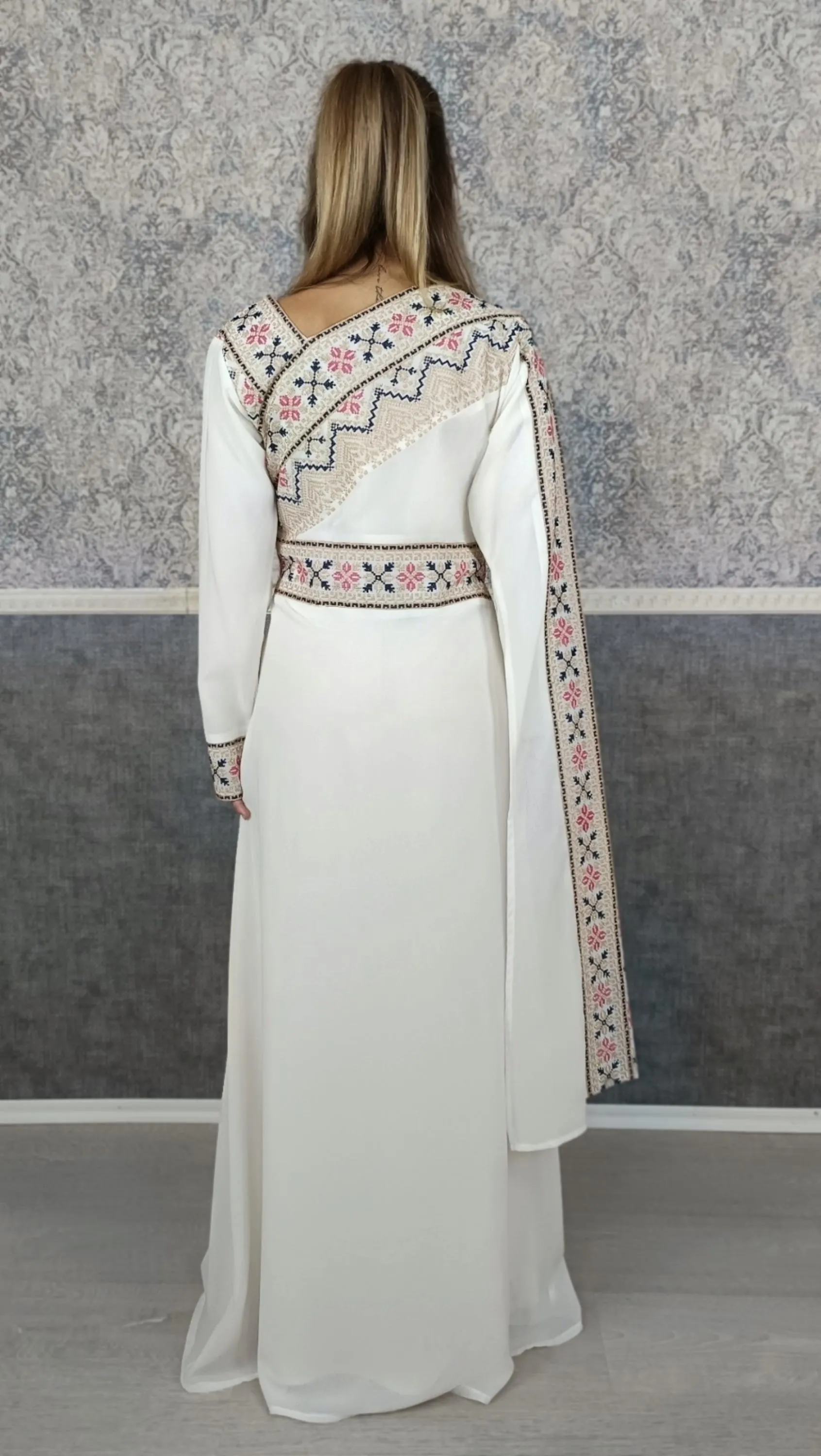 Bestickter Kaftan,Kaftan Frauen,Kaftan,abaya,Abenkleid,Hochzeit,marokkanische,Arabisch,Dubai Kaftan,Henna Kleid,Golnaar - image 2