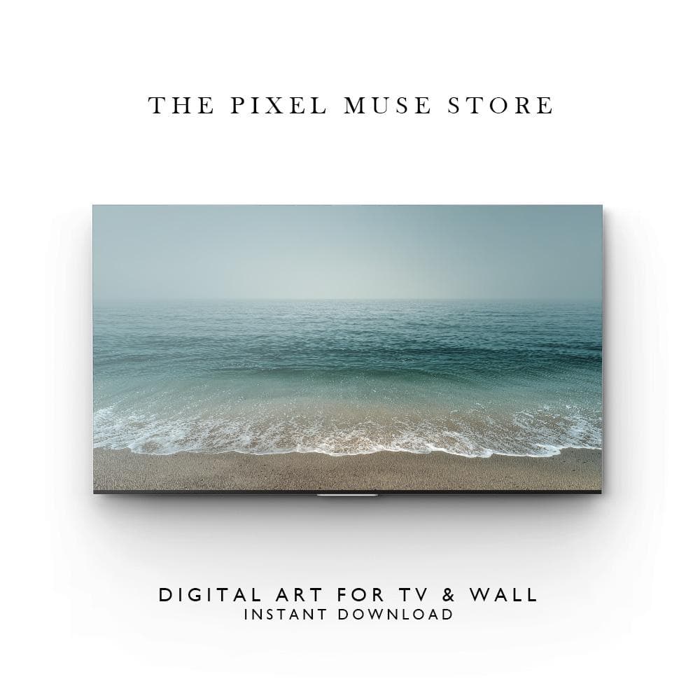 Neutral Coastal Samsung Frame TV Art Set – Minimalist wall art 4K Digital Download - image 2
