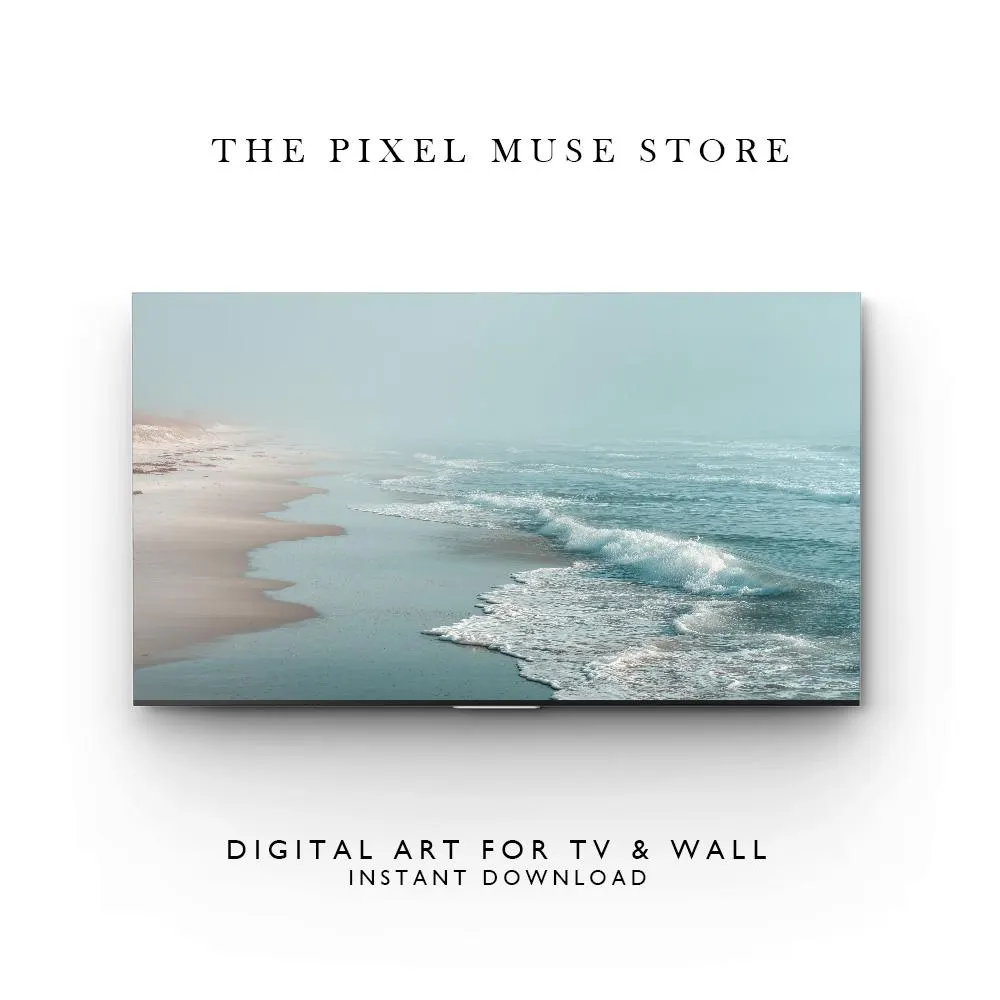 Neutral Coastal Samsung Frame TV Art Set – Minimalist wall art 4K Digital Download - image 5