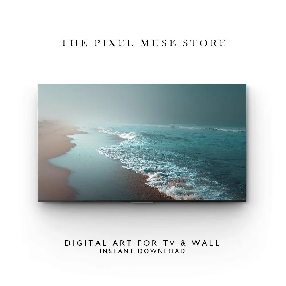 Neutral Coastal Samsung Frame TV Art Set – Minimalist wall art 4K Digital Download - image 4