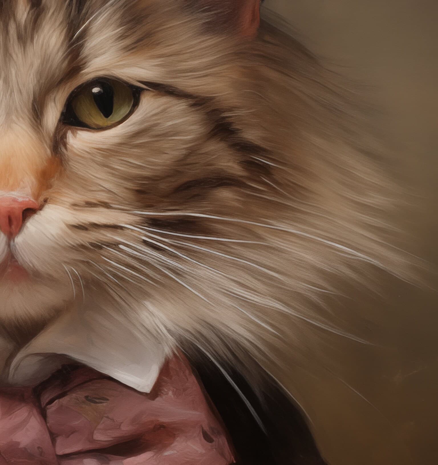 Magician Cat, Dressed Cat Portrait, Cat Wearing Magician Hat In Vintage Style, Digital Oil Painting, Digital Download Animal Art - image 4