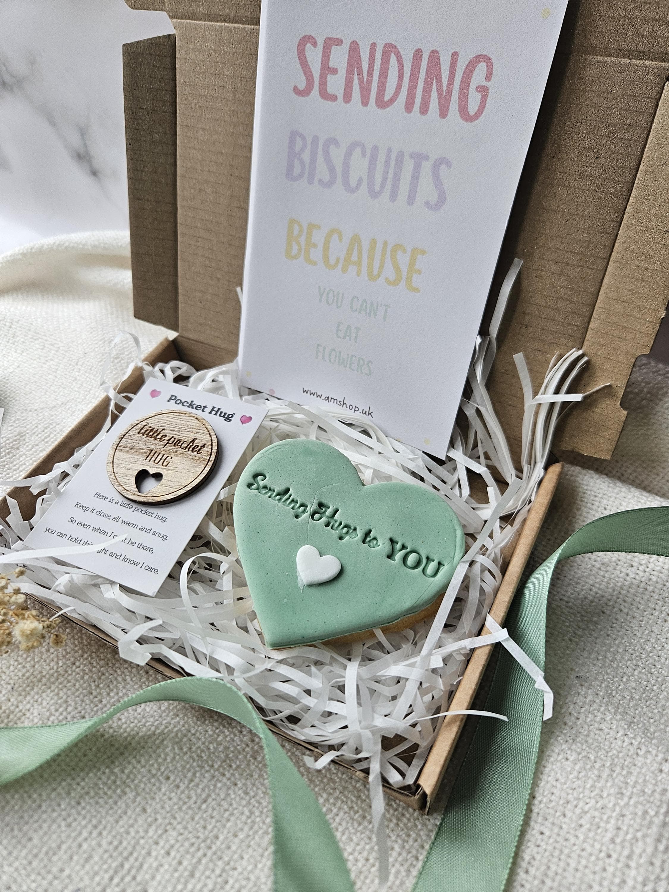 Thinking of You Gift Box |Mother's Day Gift|Pocket Hug Token |Get Well Soon|Sympathy| Just Because Hug in a Box - image 5