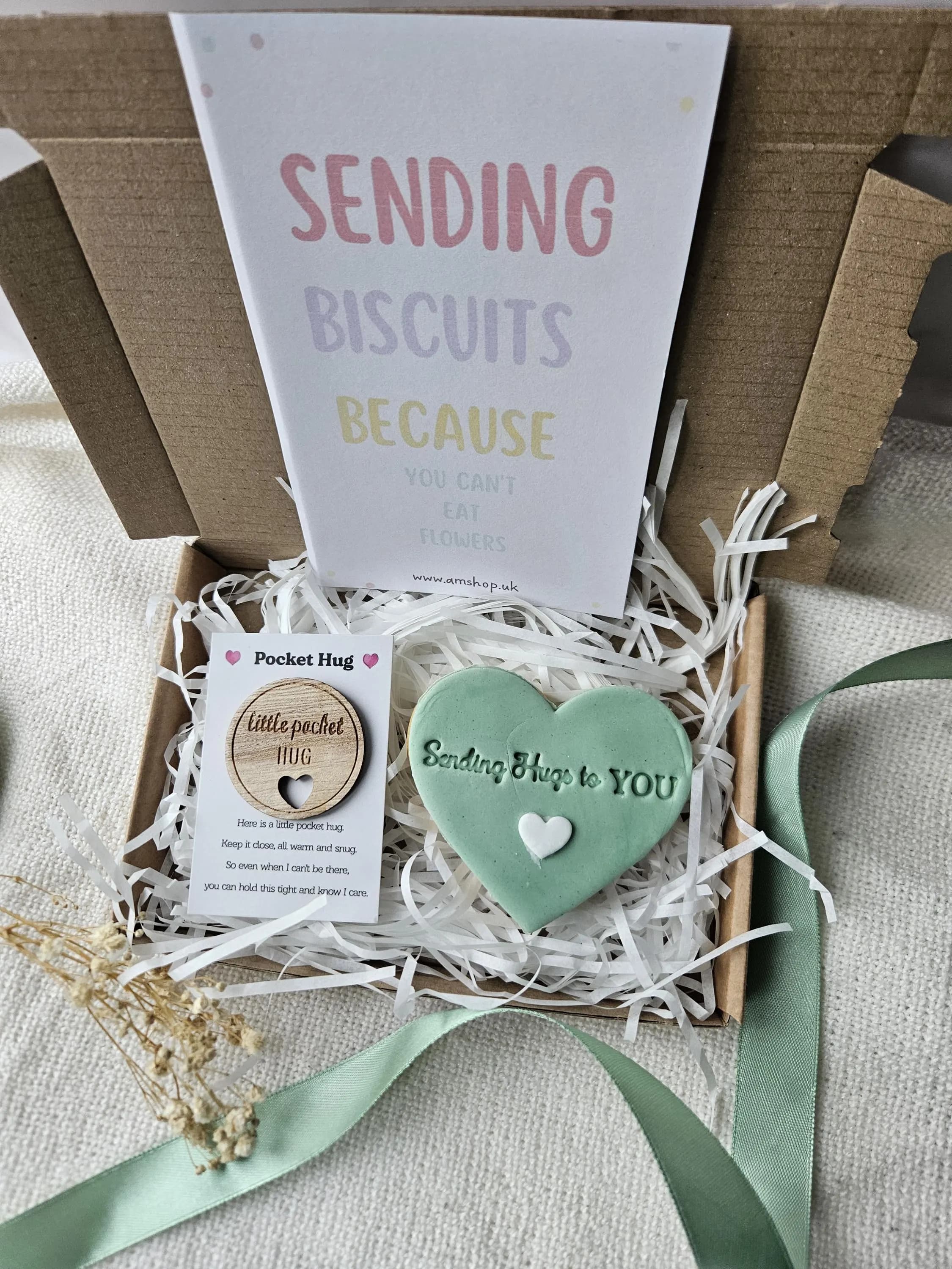 Thinking of You Gift Box |Mother's Day Gift|Pocket Hug Token |Get Well Soon|Sympathy| Just Because Hug in a Box - image 4