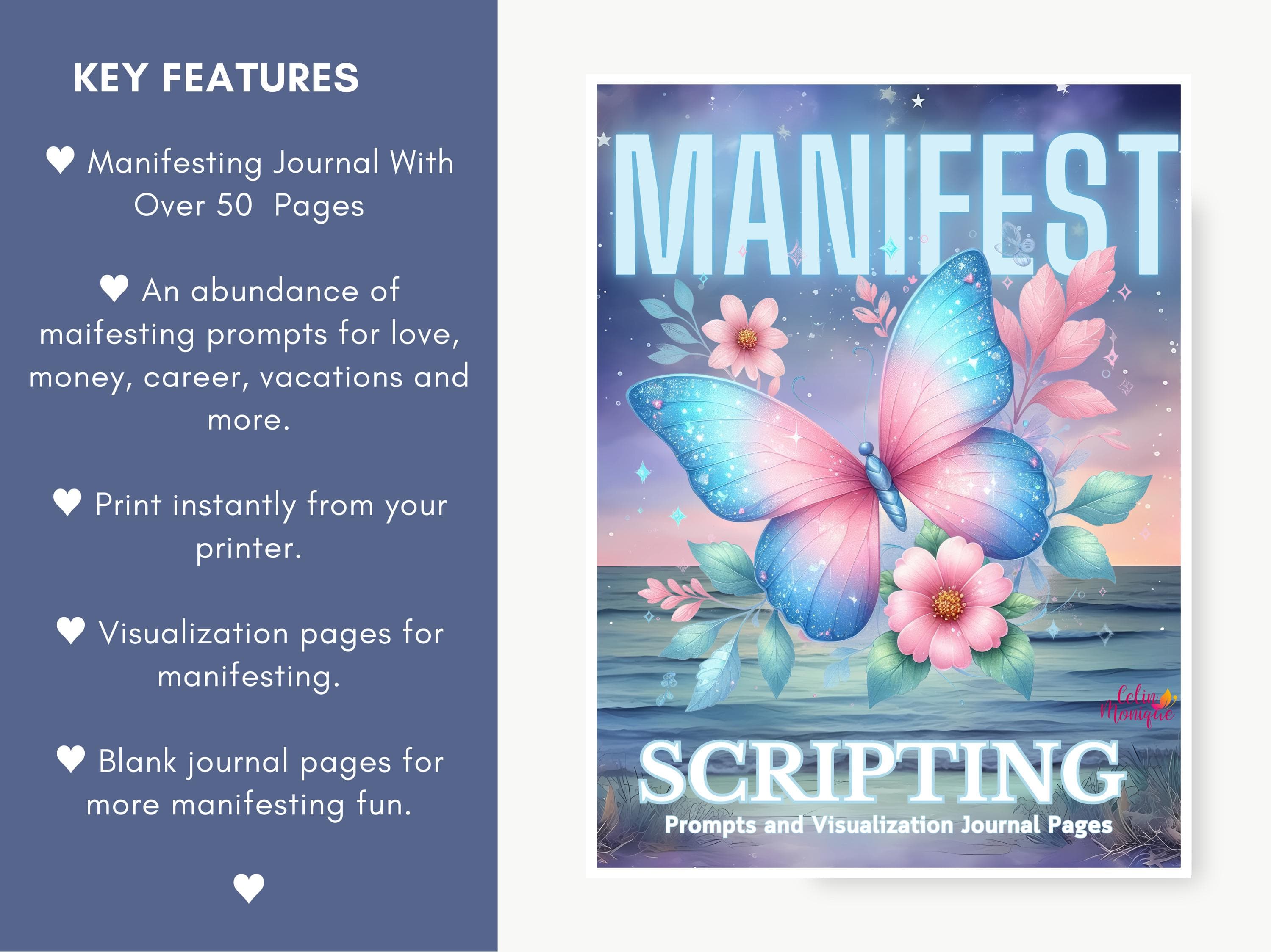 Manifestation Journal for Women: Dream Life Workbook (Printable) - image 5