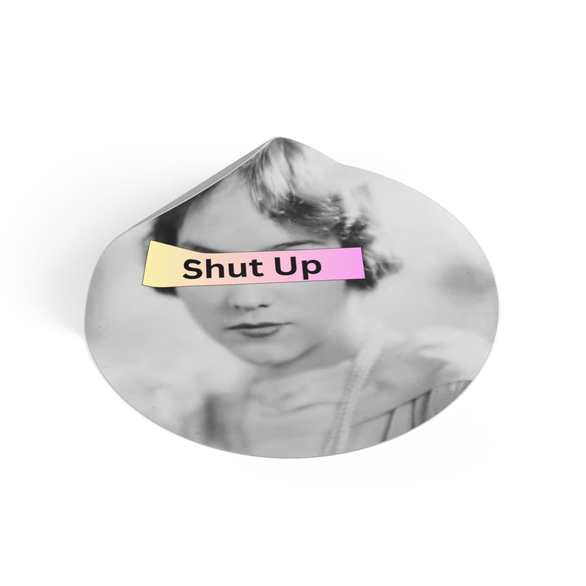 Shut Up Meme Sticker: Sarcastic Humor, Funny Laptop Decal - image 5