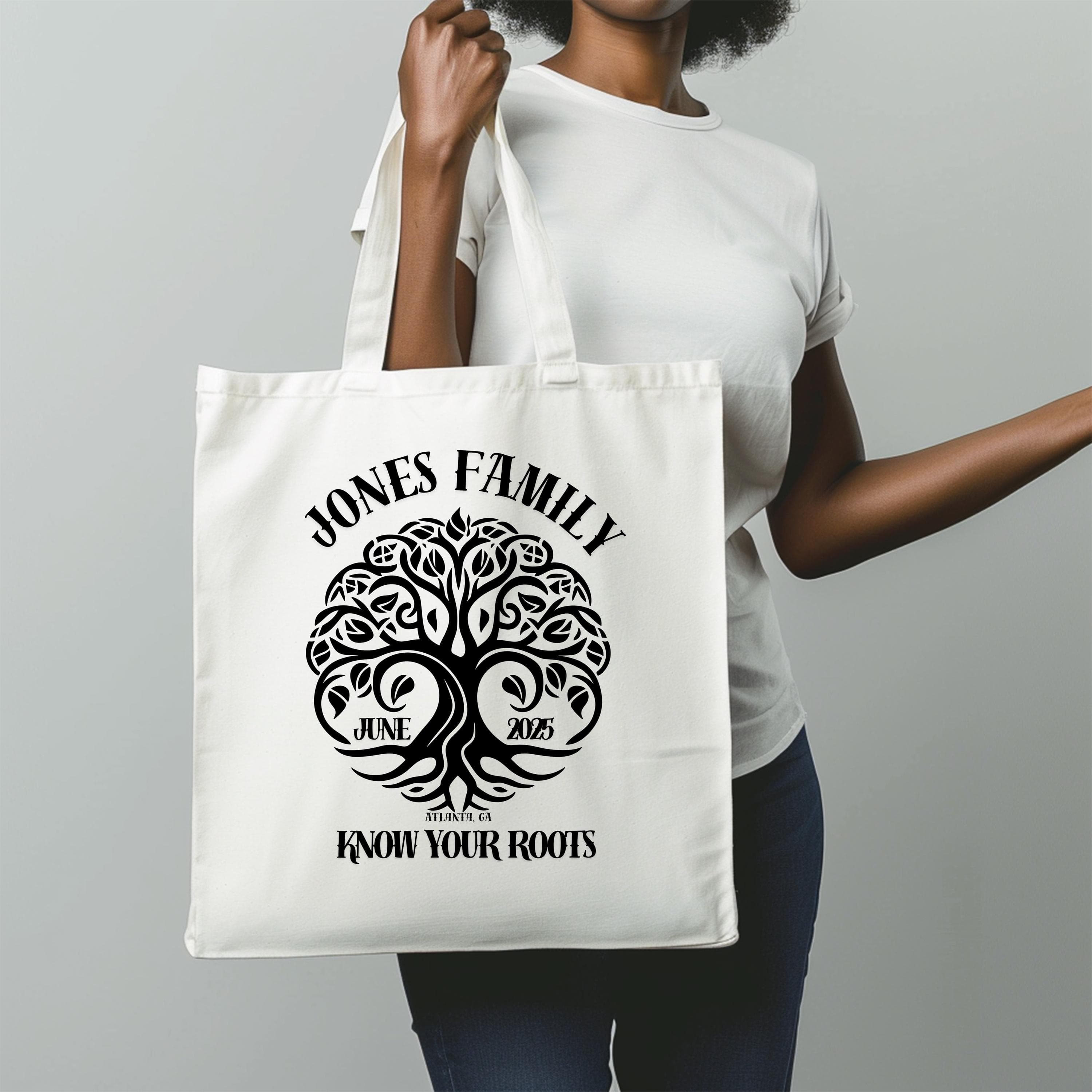 Personalized Family Tree Tote Bag: Custom Reunion Gift - image 3