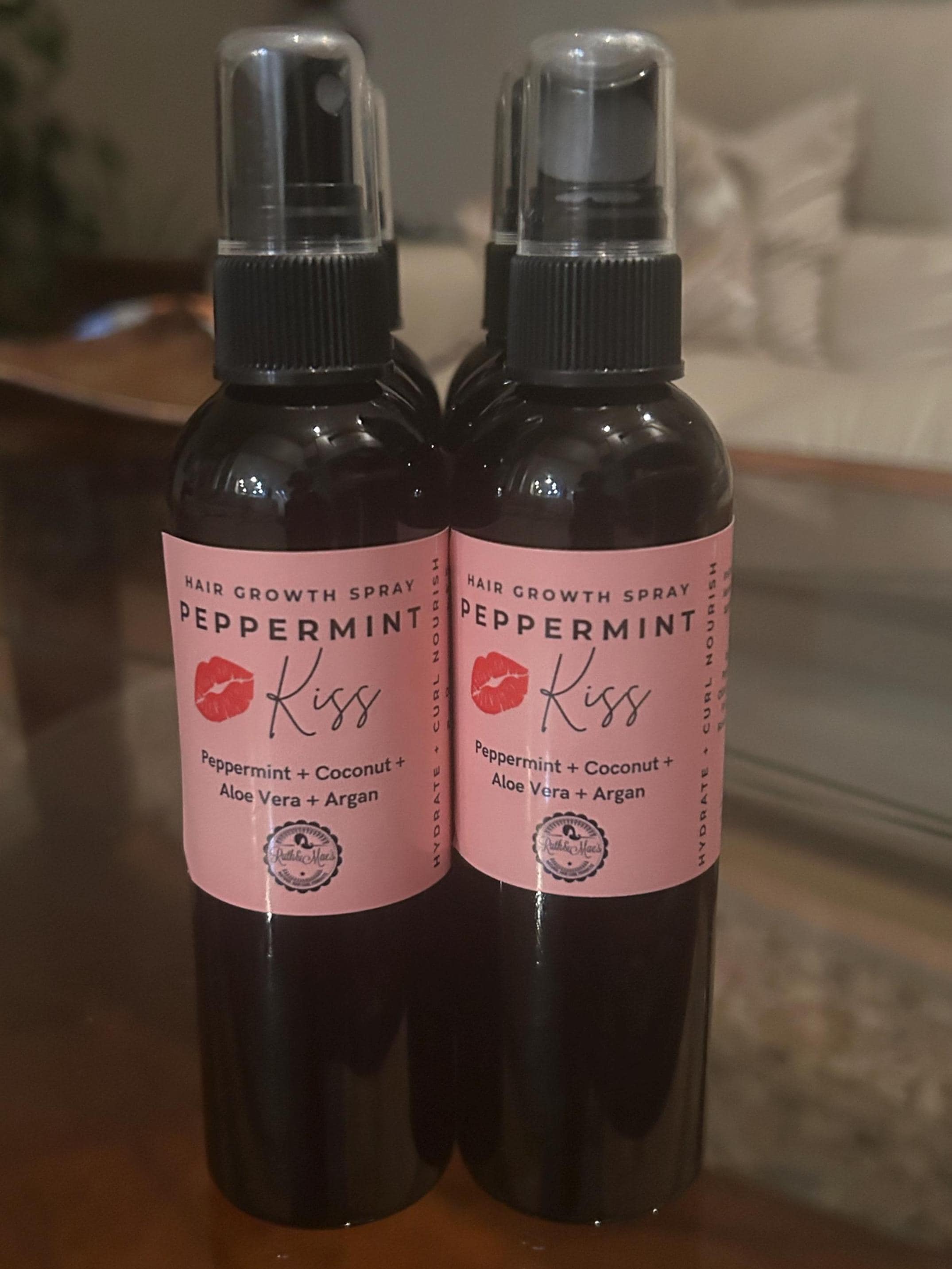 Peppermint Hair Growth Spray: Aloe & Coconut Oil Scalp Treatment - image 4