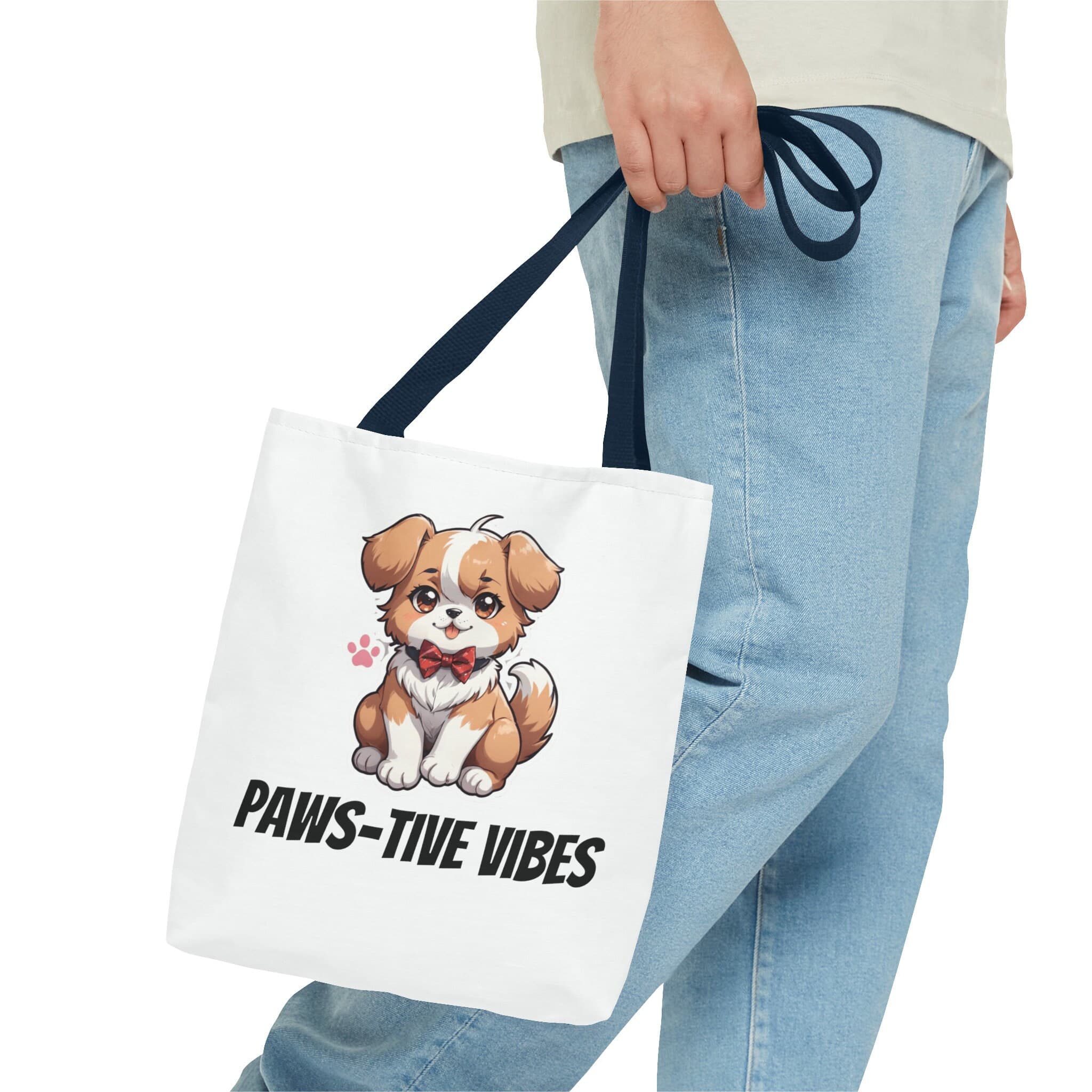 Cartoon Puppy Dog Tote Bag: Travel & Grocery Canvas Bag - image 4