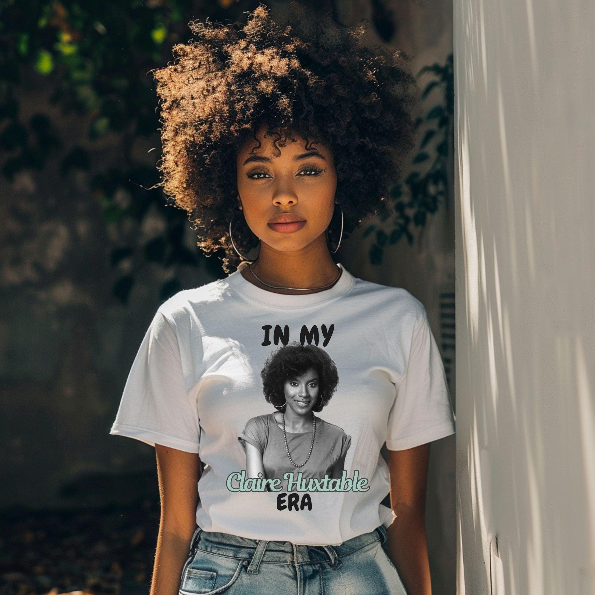 In My Clair-Huxtable Era Women's Tee, Vintage Style Graphic Shirt, Cute Gift for Friends, 80s Inspired Apparel, Birthday Gift, Casual Wear - image 3