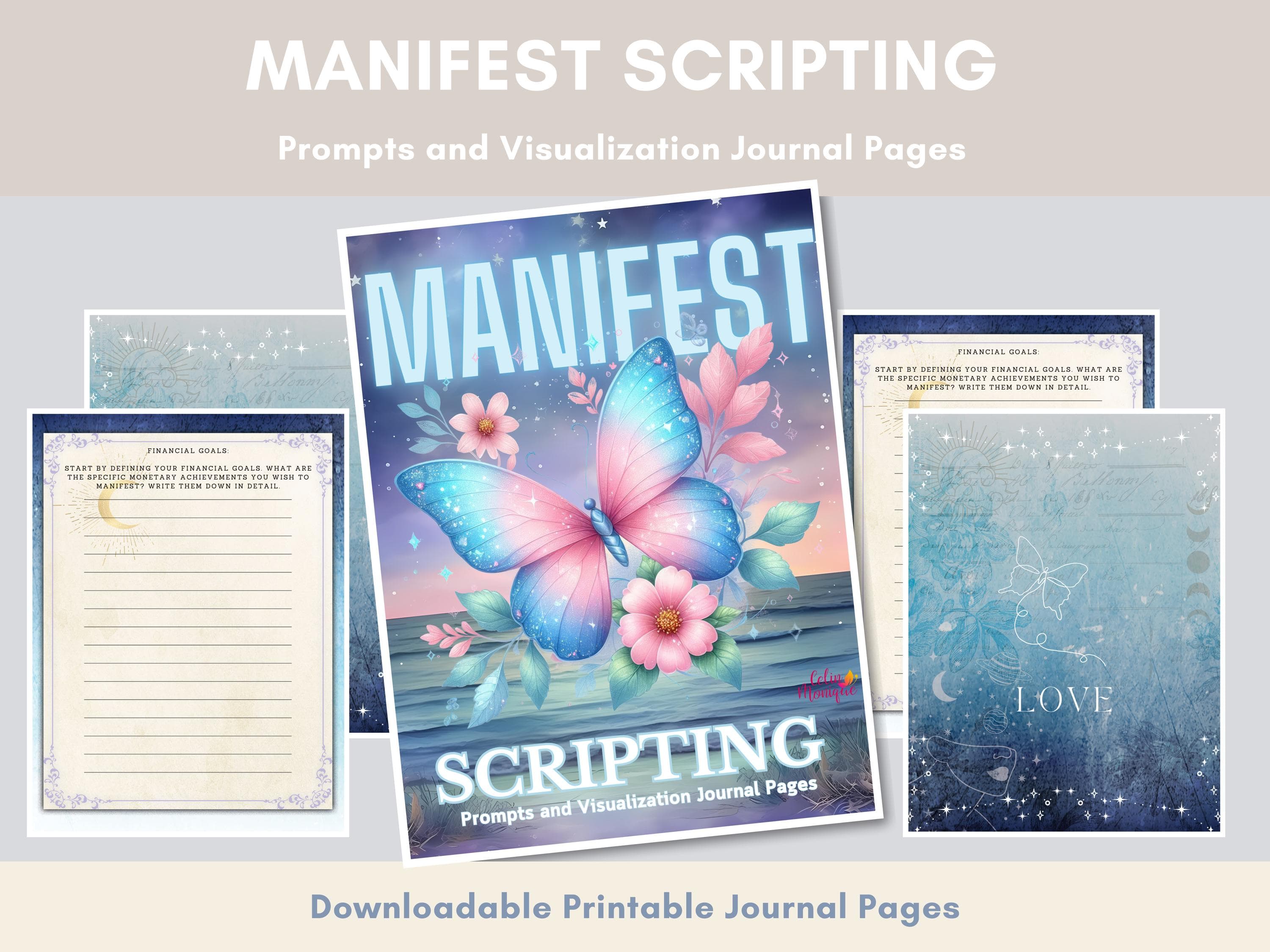 Manifestation Journal for Women: Dream Life Workbook (Printable) - image 3