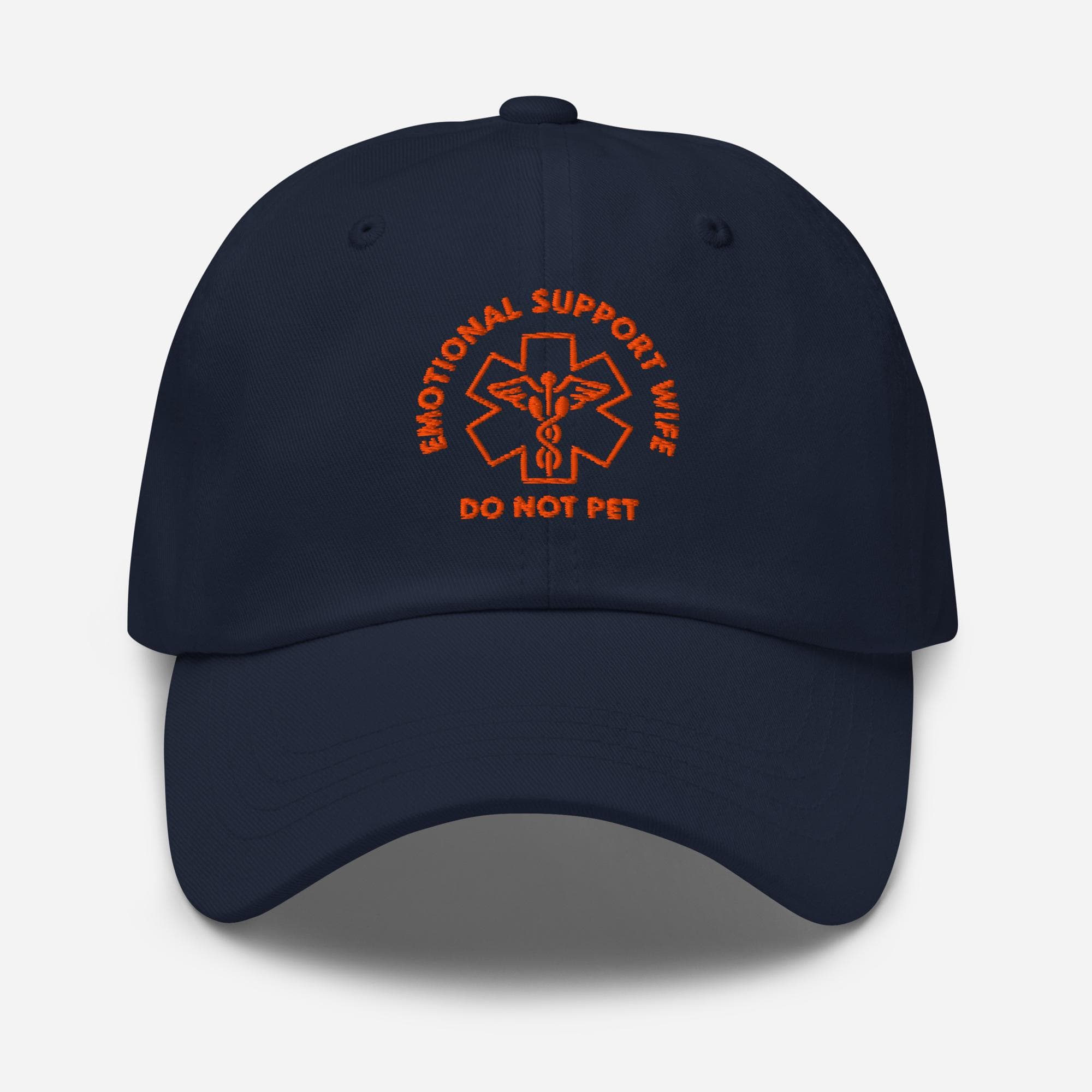 Emotional Support Wife DO NOT PET Gift Hat Fun Embroidered Cap for the love of your life Hands off spouse Hat. Funny Silly Service Animal - image 2
