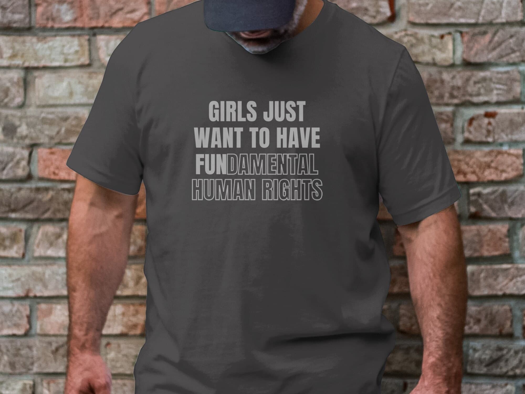 Girls Just Wanna Have Fundamental Human Rights Shirt, Women's Rights Shirt, Abortion Rights Shirt, Feminist Shirt, Pro Choice Shirt, gift - image 3