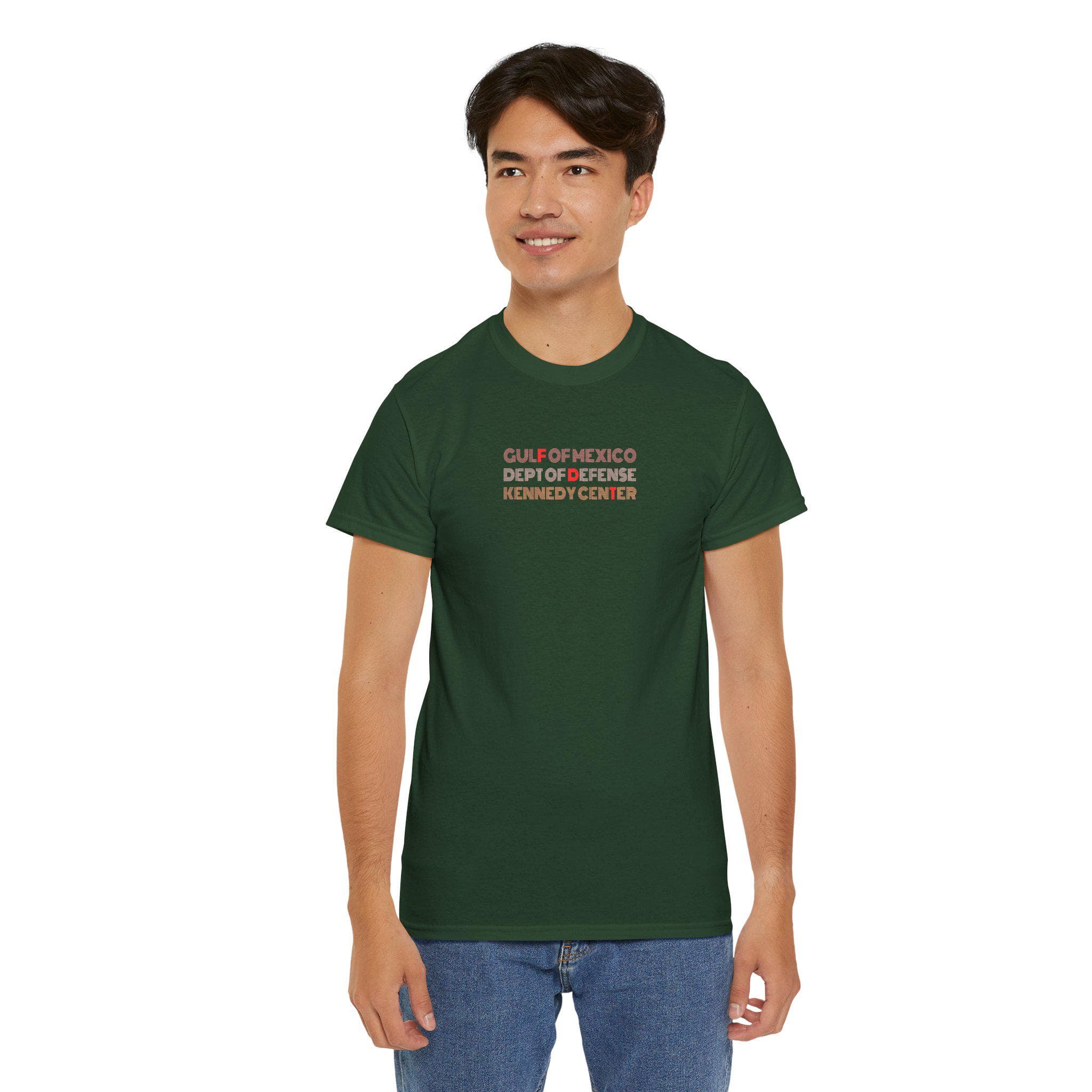 Retro FDT gulf oF mexico dept of Defense kennedy cenTer Subtle Shirt Political Humor 2028 midterm vote anti-trump anti-maga democrat liberal - image 3