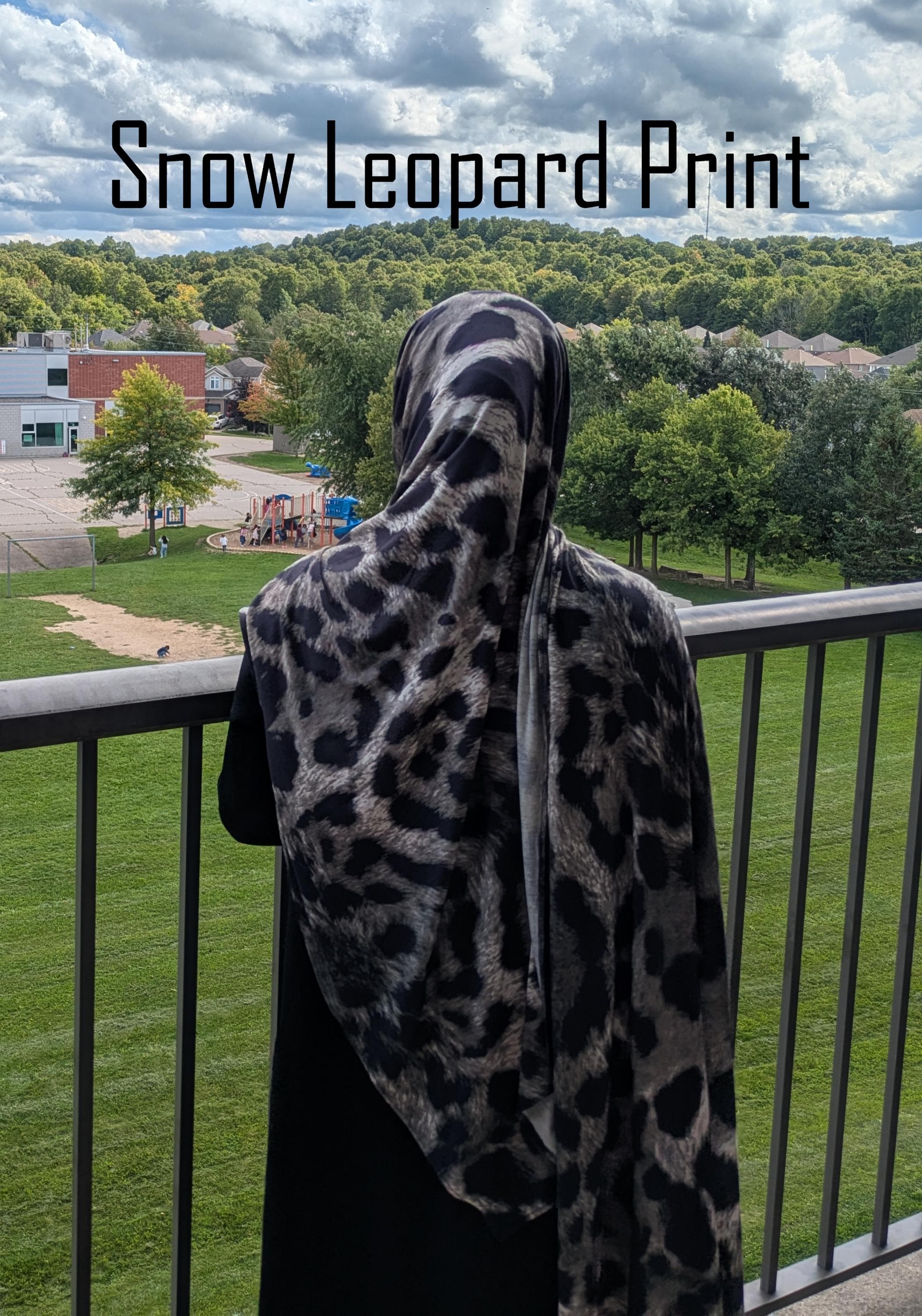 Animal Print Jersey Hijab | Soft Non Transparent Hijab | One Sided Printed Headscarf