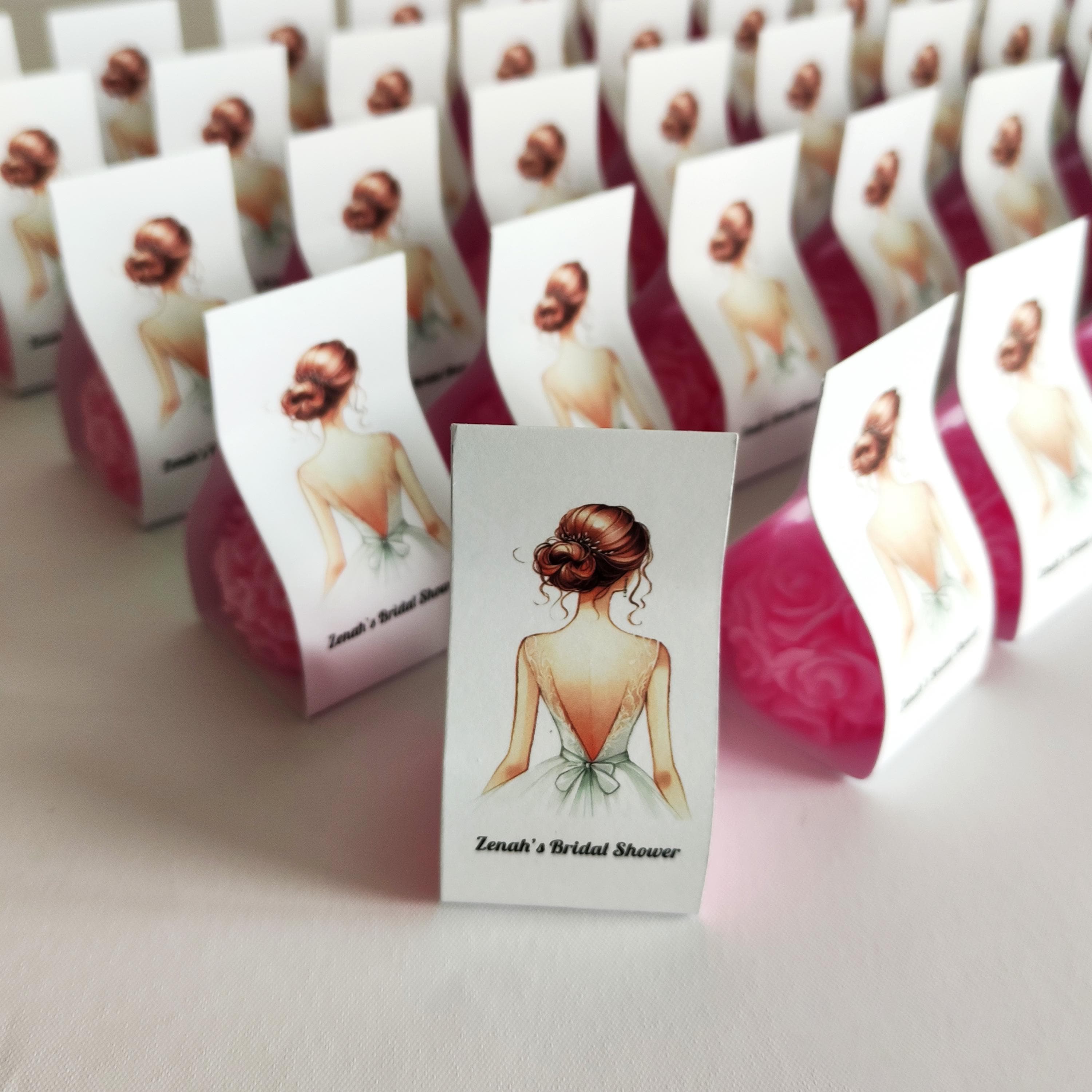 Personalized Bubble Candle Favors: Bridal Shower, Wedding Thank You Gifts - image 5