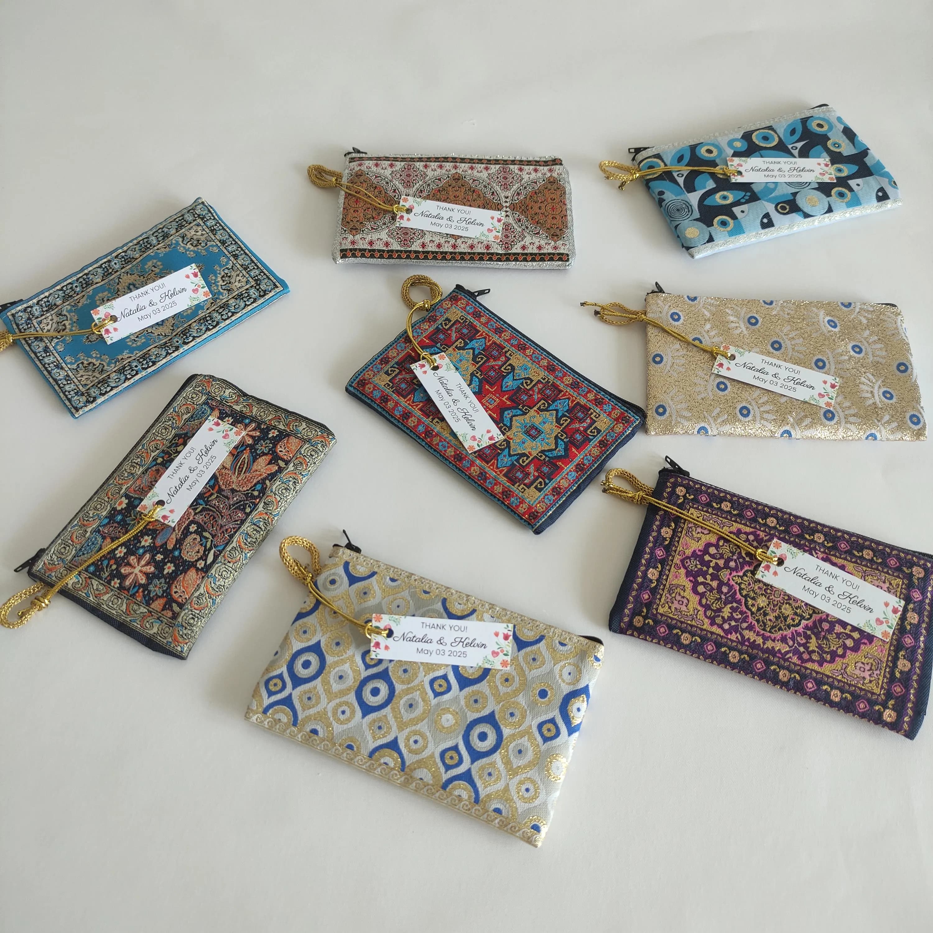 Turkish Wallet Wedding Favors: Rustic Henna Party Gift - image 4