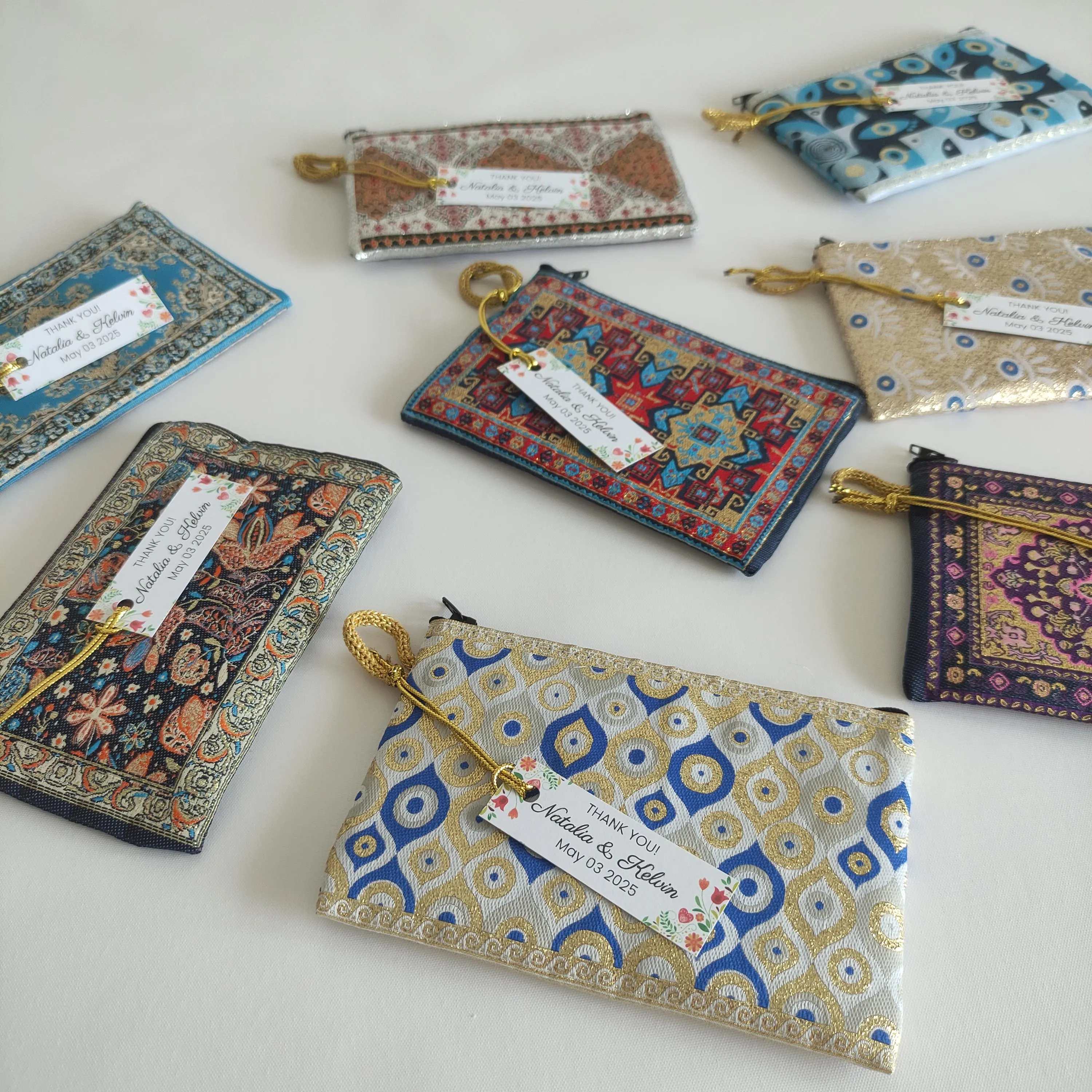 Turkish Wallet Wedding Favors: Rustic Henna Party Gift - image 3