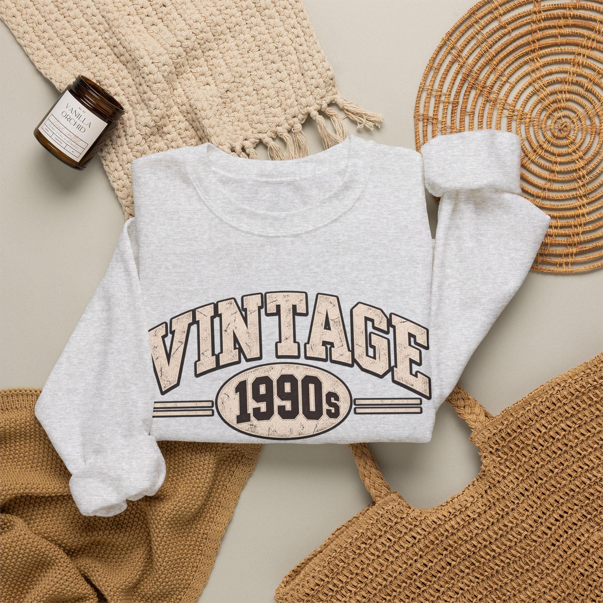 Vintage 1990s Cozy Crewneck/ Retro College Style Pullover - image 4