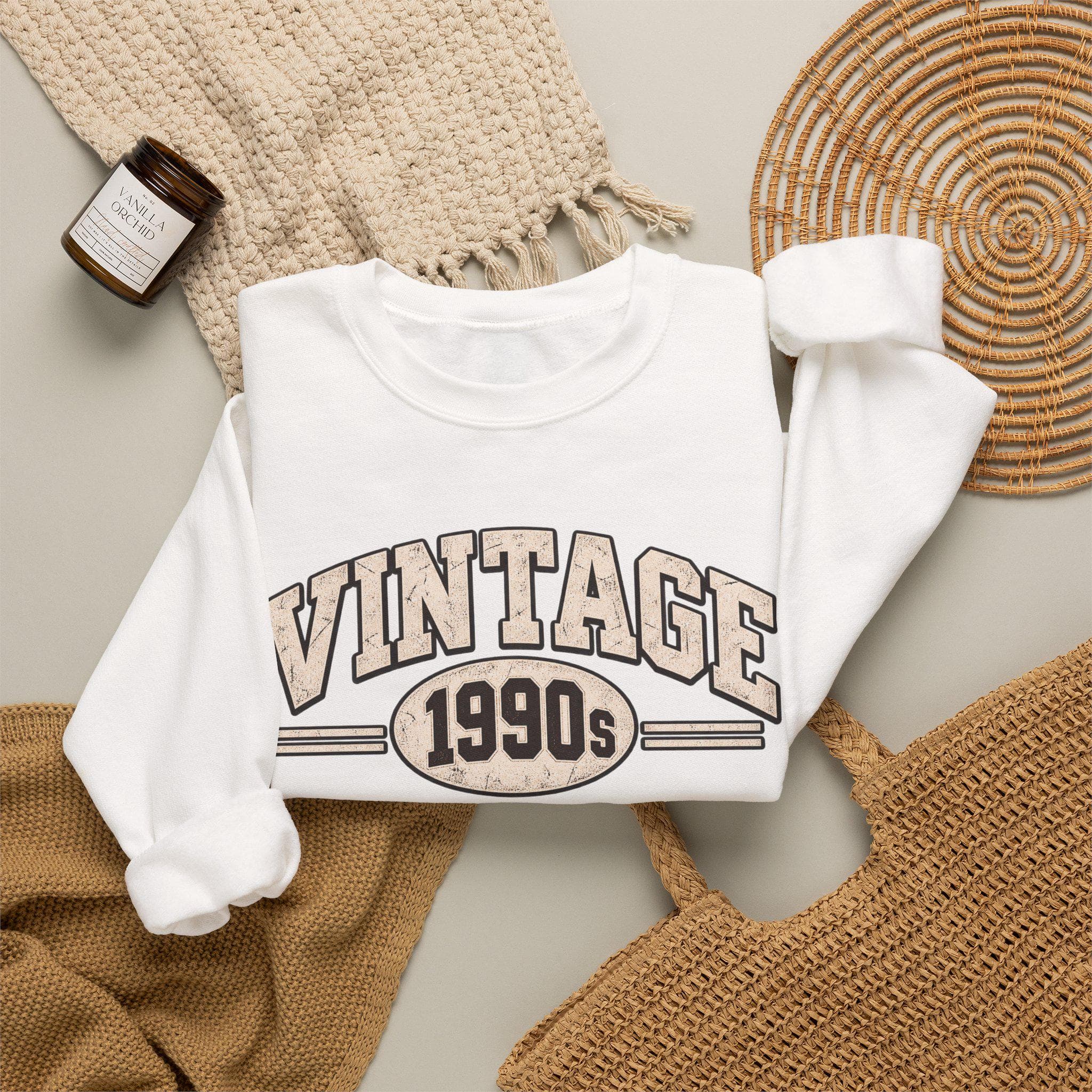 Vintage 1990s Cozy Crewneck/ Retro College Style Pullover - image 2