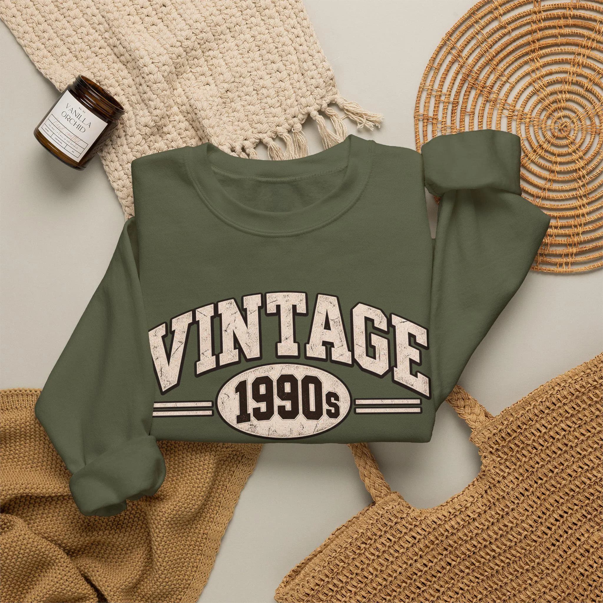 Vintage 1990s Cozy Crewneck/ Retro College Style Pullover - image 3
