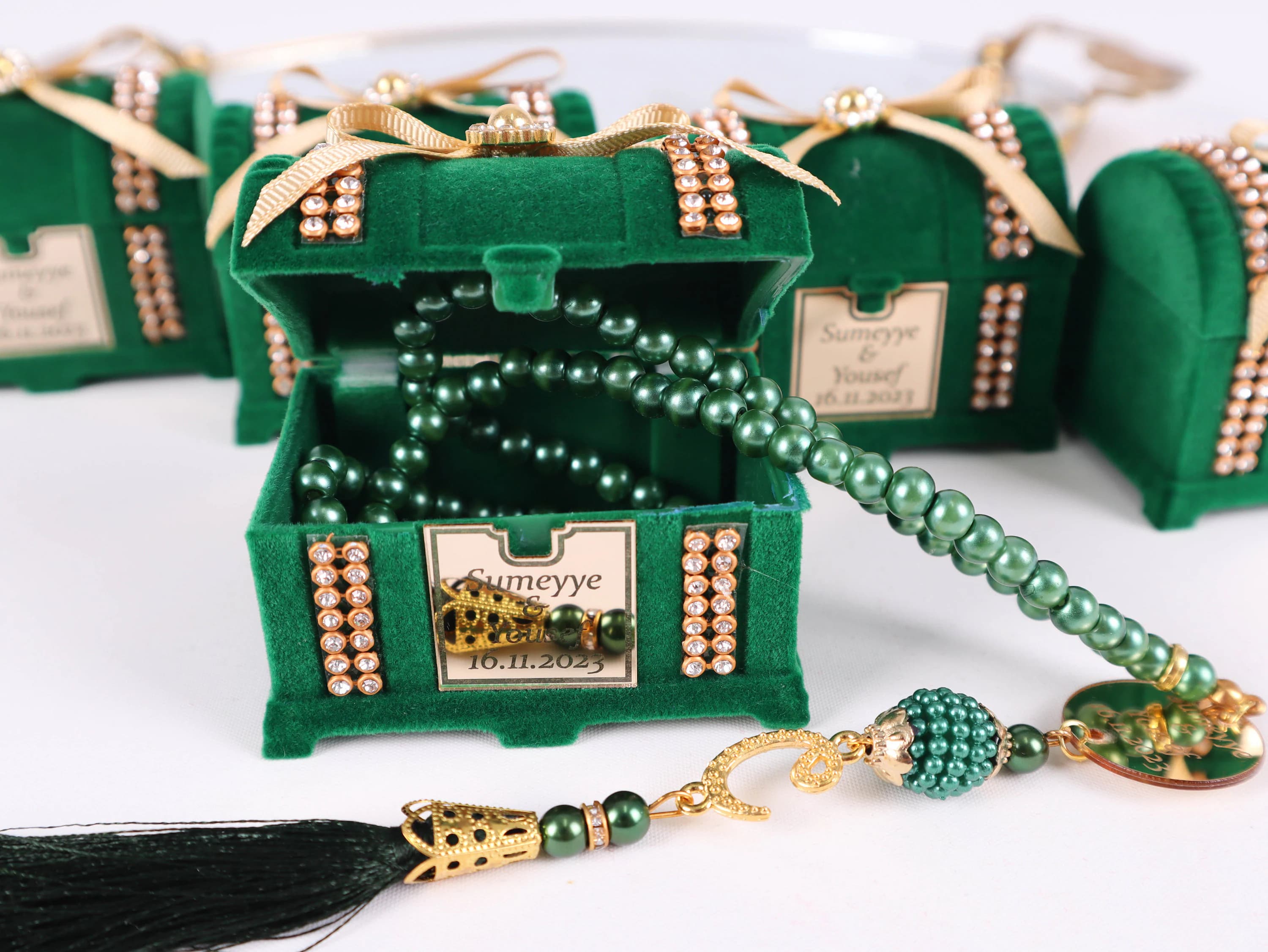 Personalized Prayer Beads Tasbeeh Masbaha Favor, Nikkah Favors, Muslim Gifts, Islamic Wedding Favors, Ramadan Eid, Mawlid Baby Shower Party