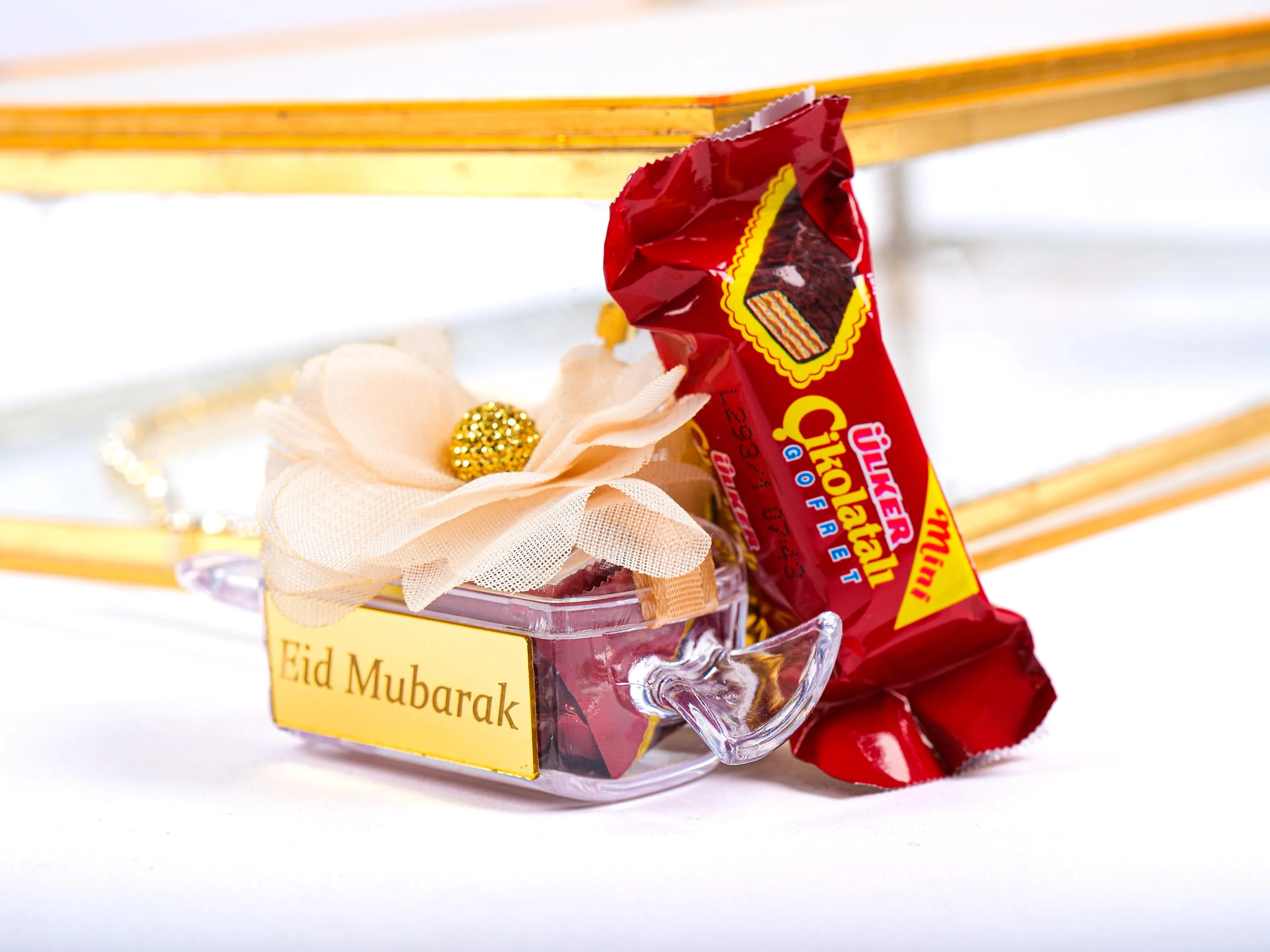 Single Chocolate Personalized Ramadan Eid Favors for Guests in Bulk | Wedding Baby Shower Birthday Muslim Party Favors Gifts for Guests