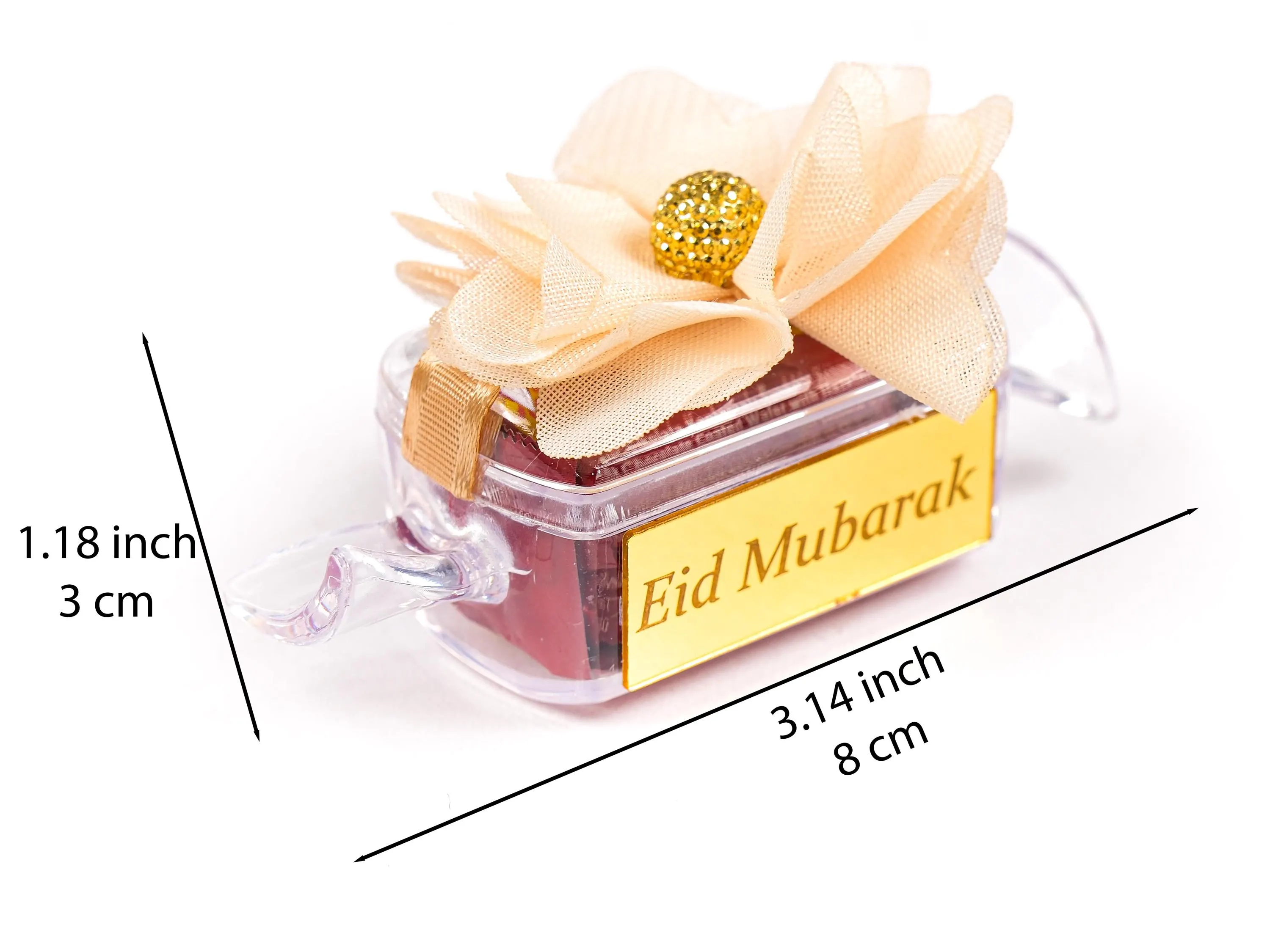 Single Chocolate Personalized Ramadan Eid Favors for Guests in Bulk | Wedding Baby Shower Birthday Muslim Party Favors Gifts for Guests - image 4