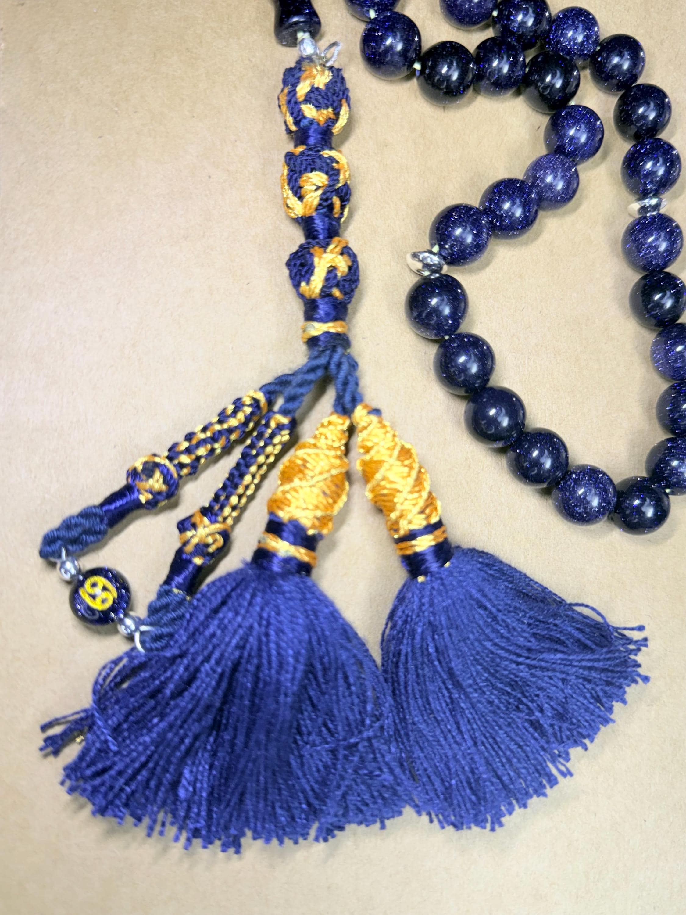 Handmade Arabic weaved Tassel, personalised with zodiac sign