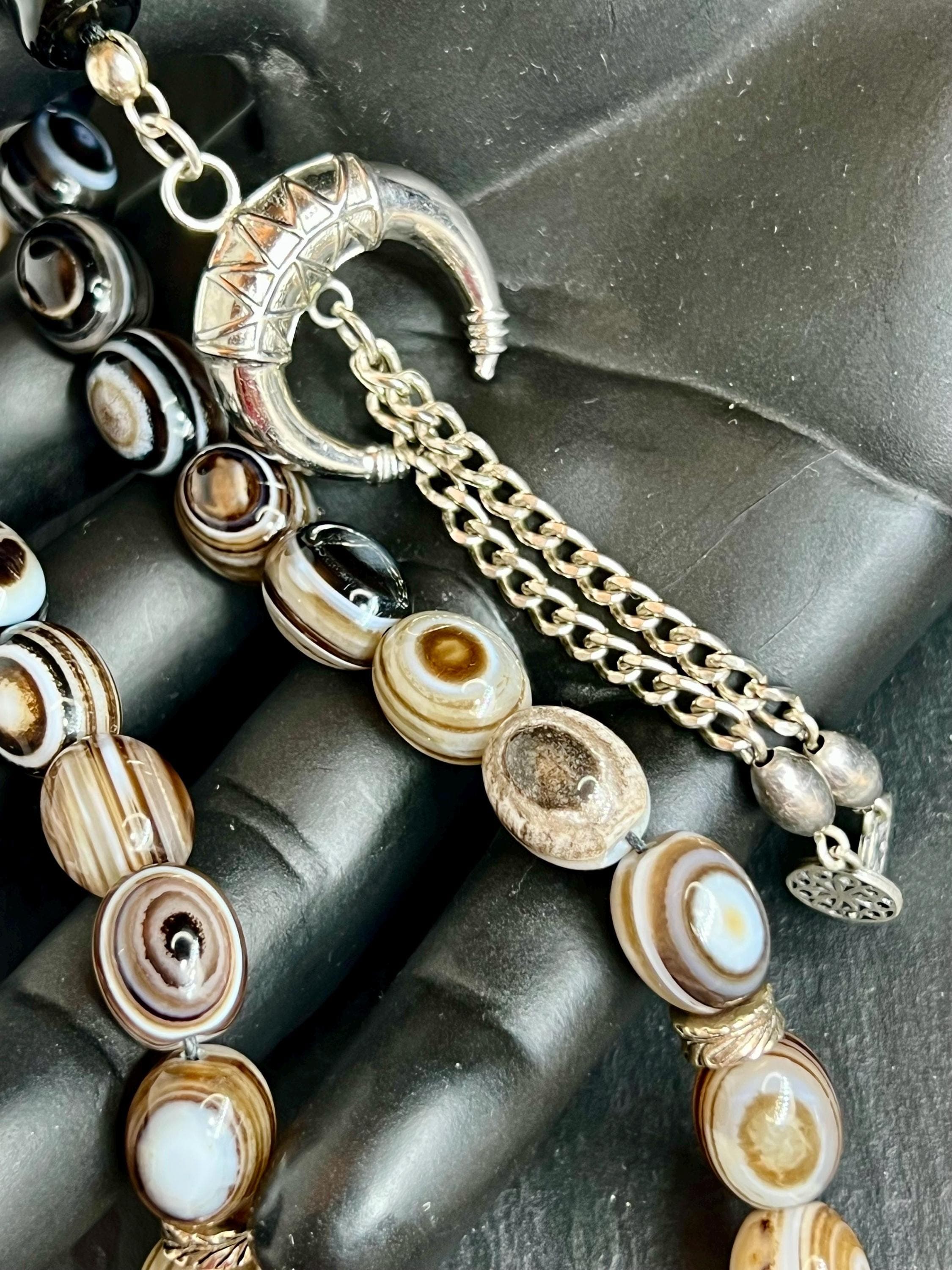 Sulemani achat tesbih, sülemani akik agate tasbeeh, misbaha akik, 926er silbere quaste, islamische geschenkeideen