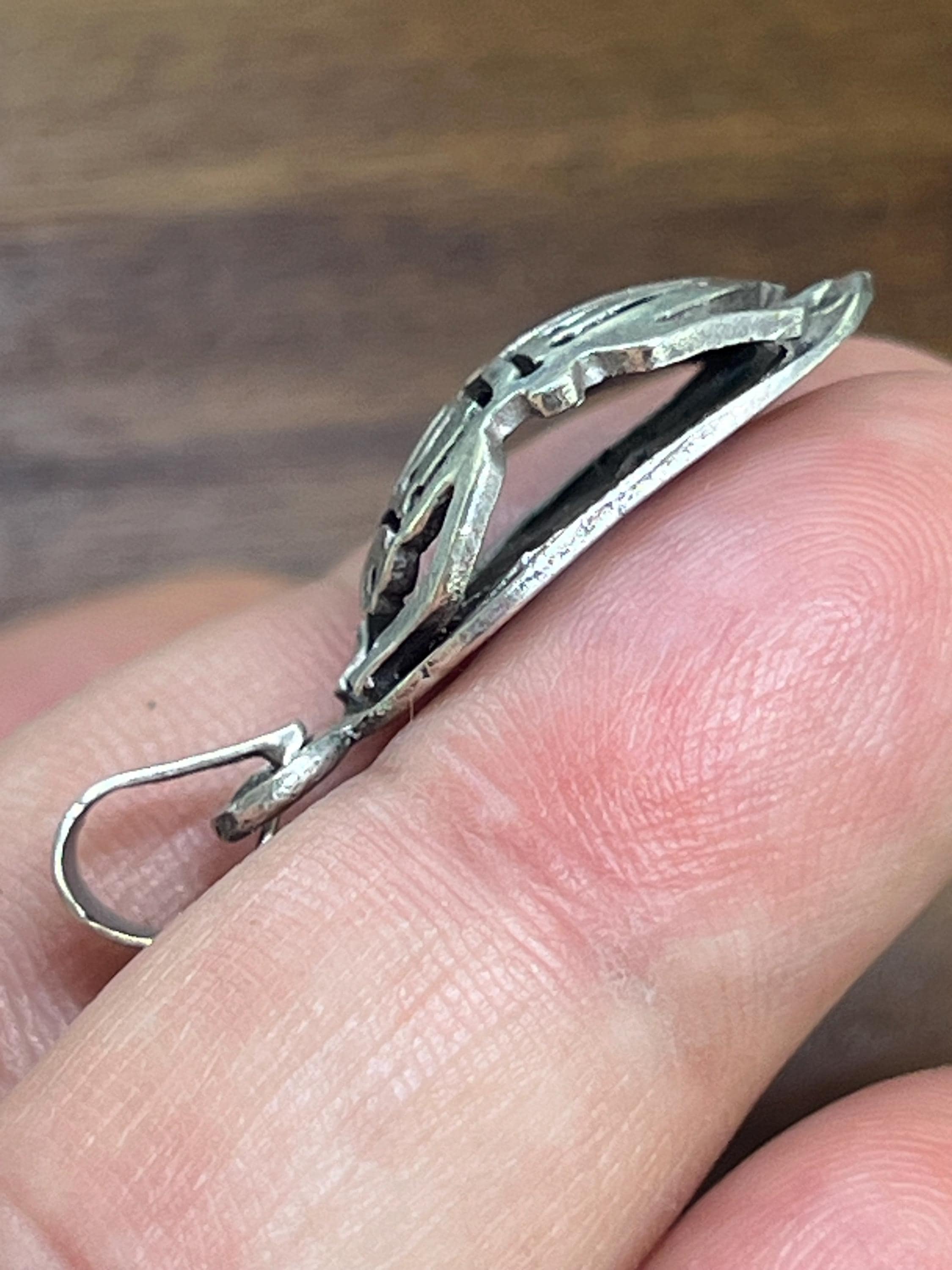 Vintage Scarab Pendant, 1970s, 800 Silver, Egyptian Symbol of Rebirth & Protection - image 5