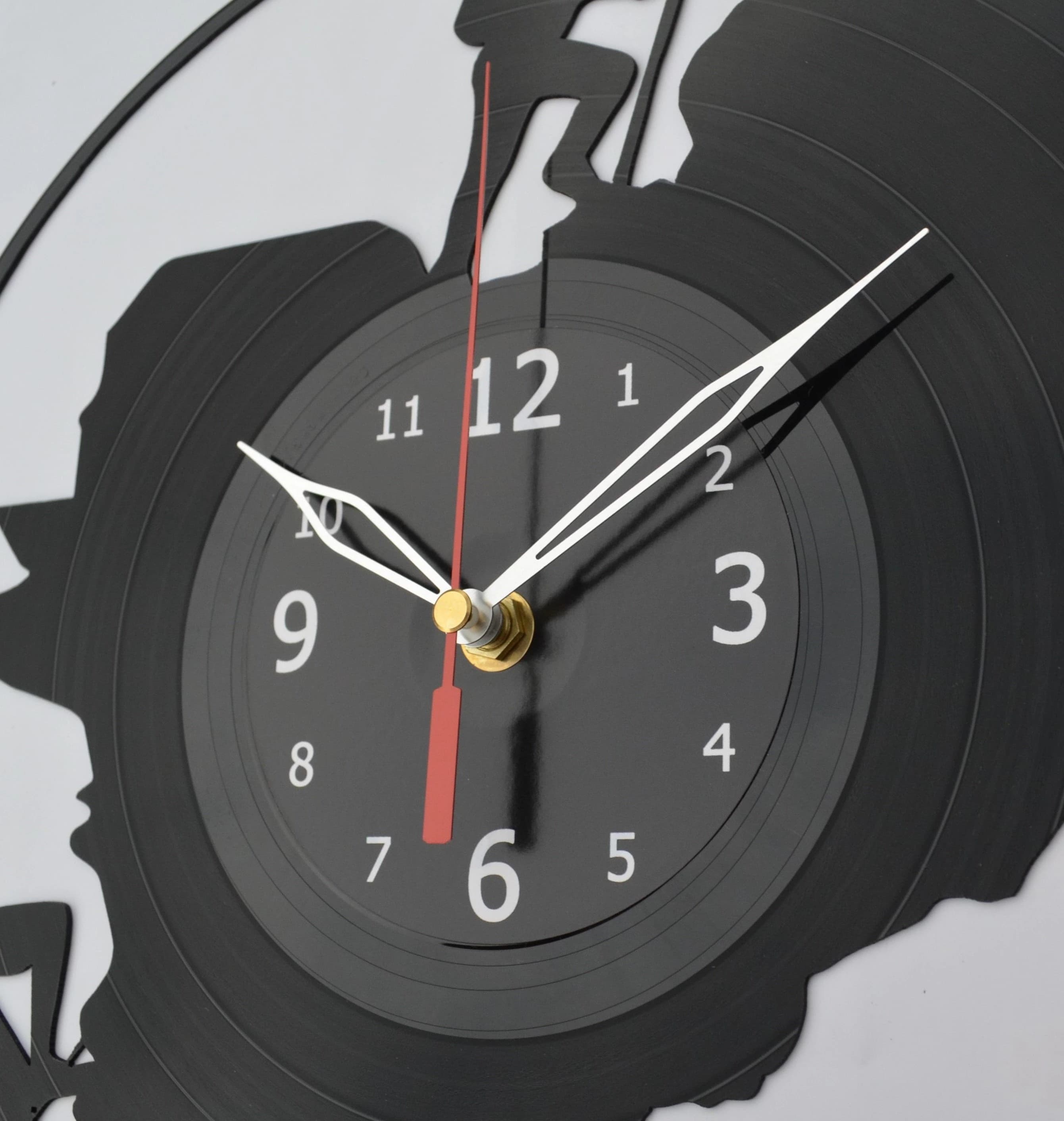 Physics Clock with LED Light Vinyl Clock Home Decor Wall Clock Custom Order Vinyl Record Wall Clock Personalized Design Gift for him & his - image 5