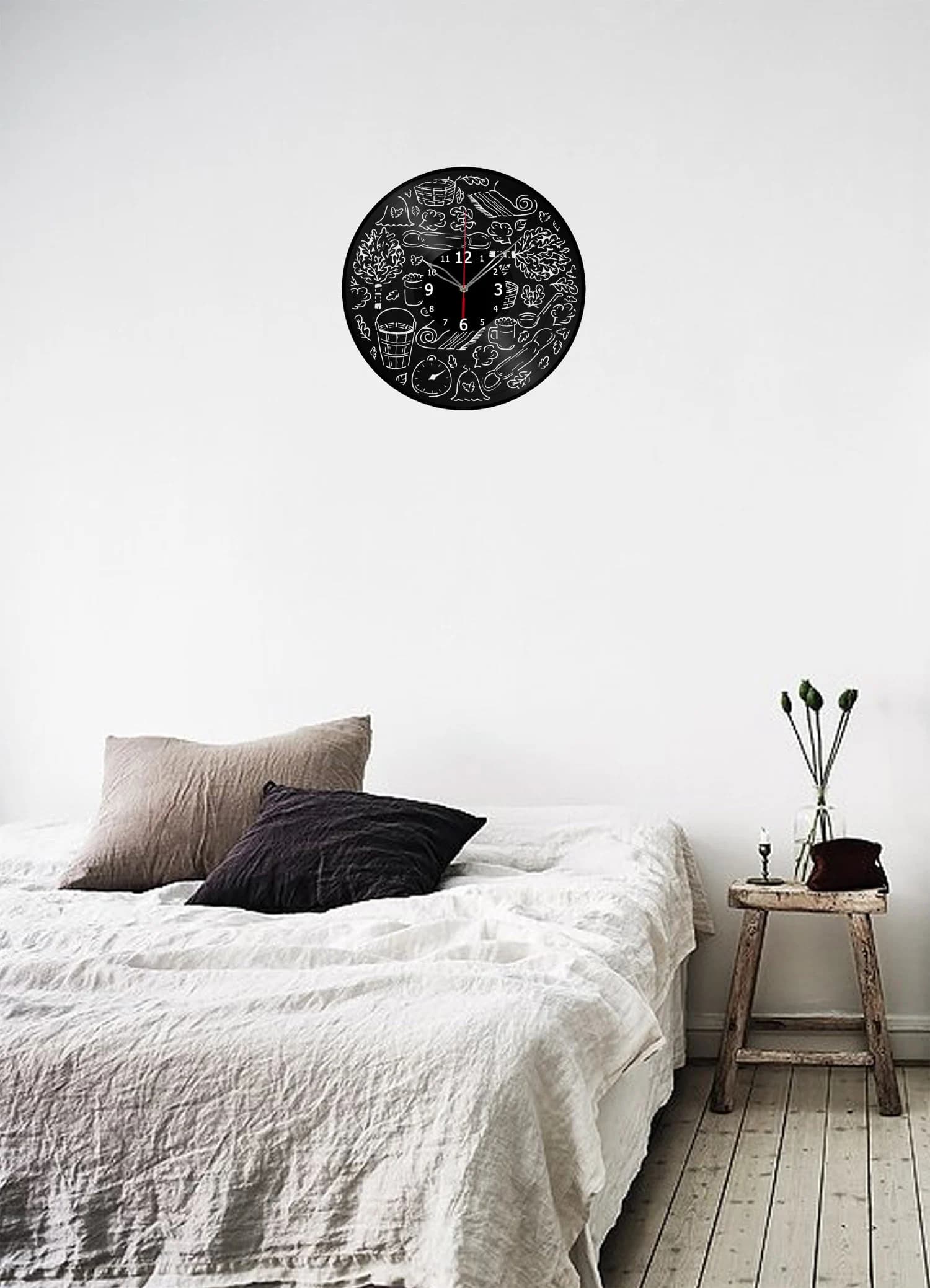 Sauna Clock with LED Light Vinyl Clock Art Home Decor Wall Clock Custom Order Vinyl Record Wall Clock Personalized Design - image 4