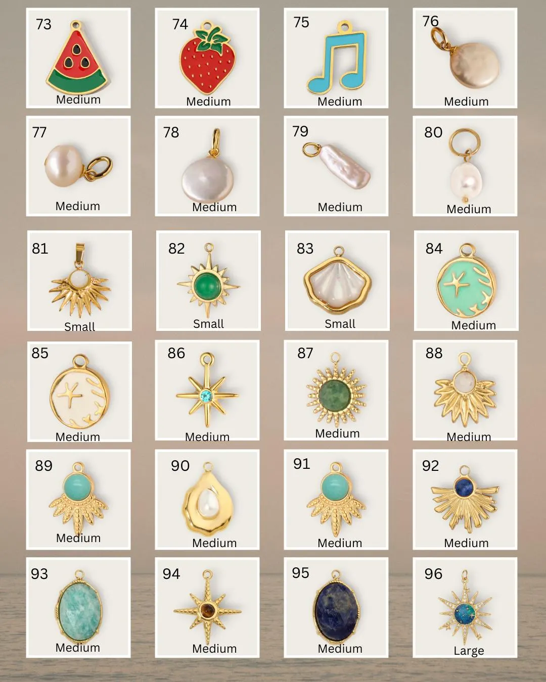 Personalized Charm Necklace | Build Your Own Custom Charm Jewelry | Engraved Pendants, Birthstones, Alphabet Charms |Handmade Keepsake Gifts