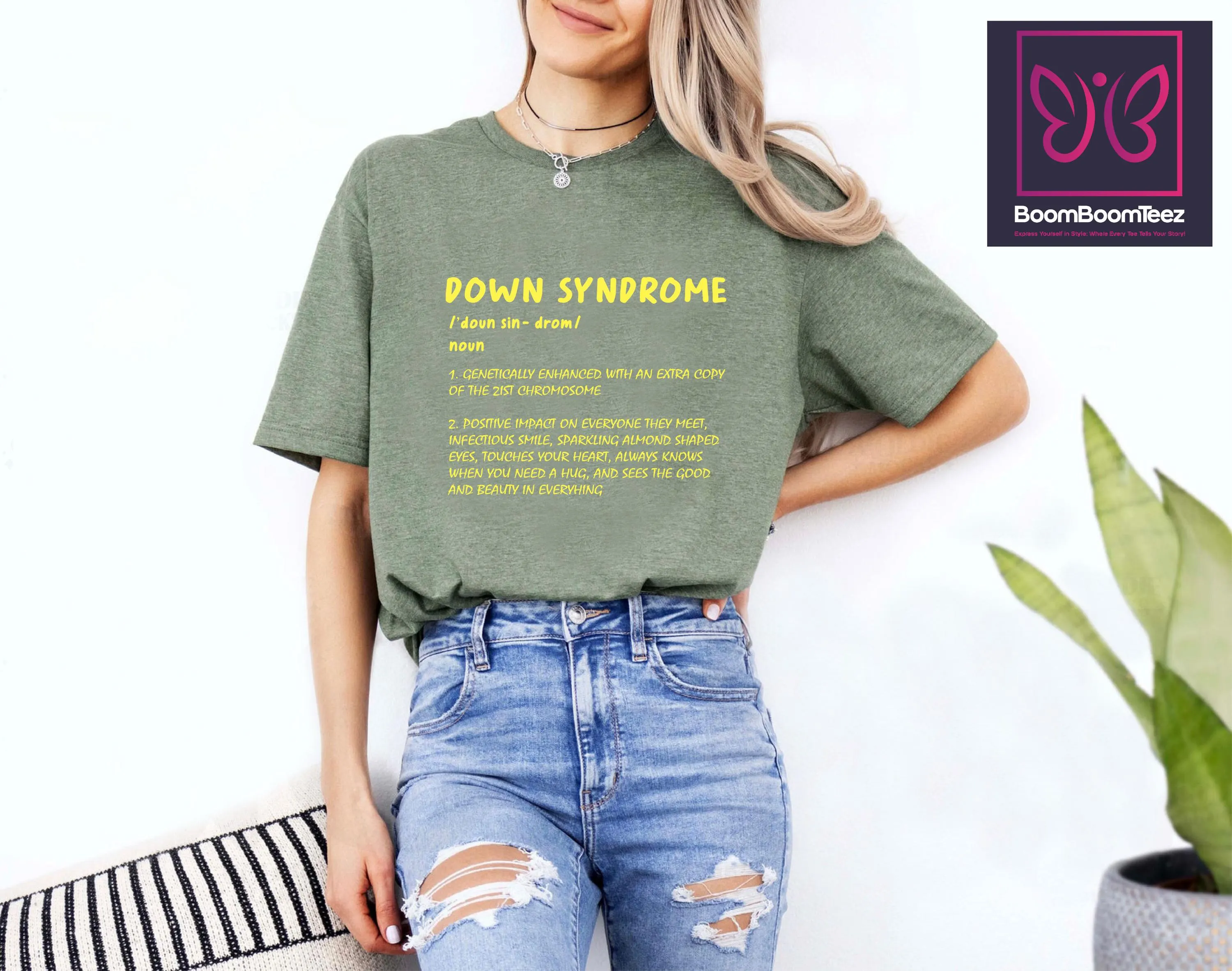 Down Syndrome Awareness Shirt Dictionary Definition Gift Graphic Tee - image 4