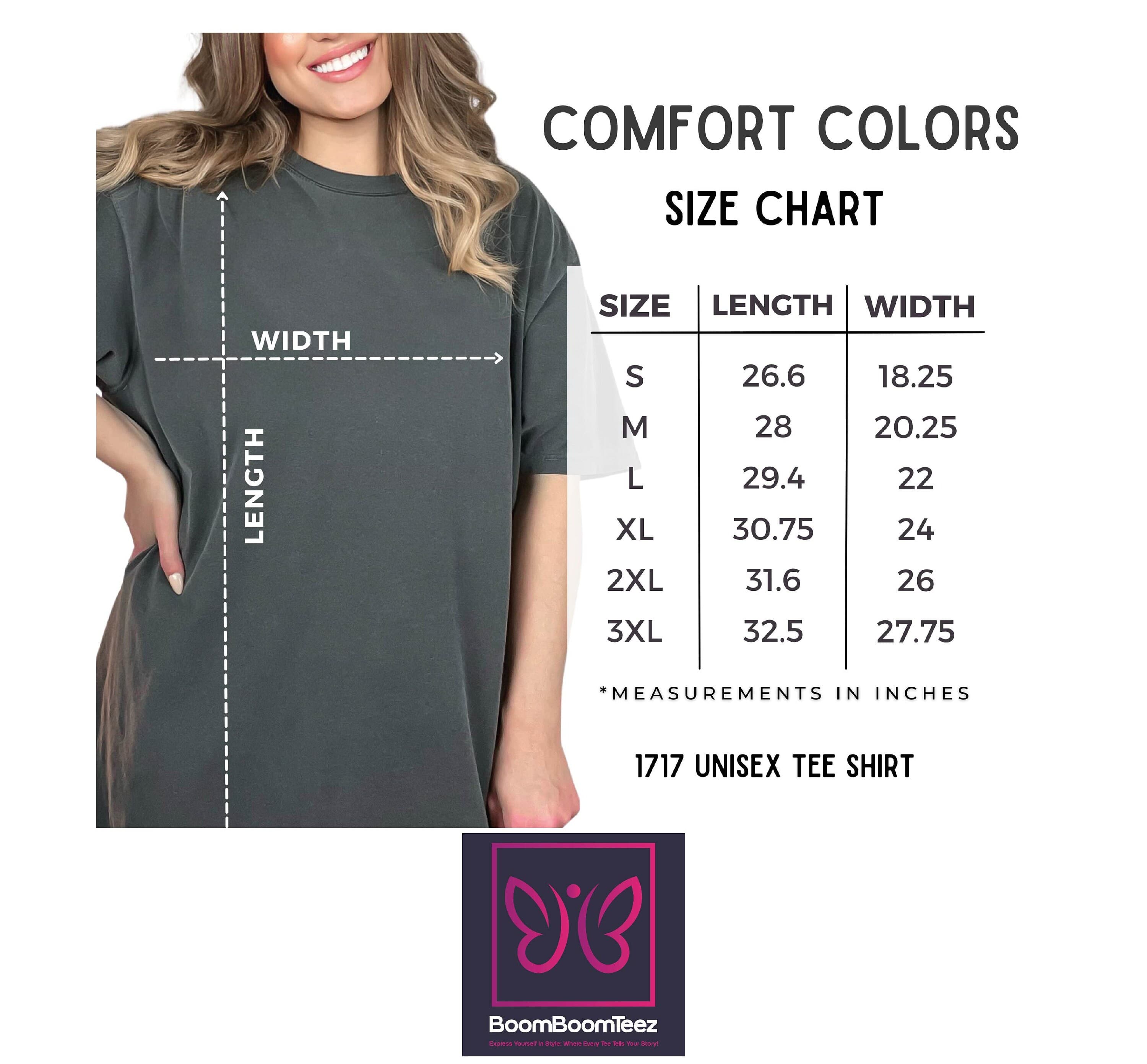a women's size chart for a t - shirt