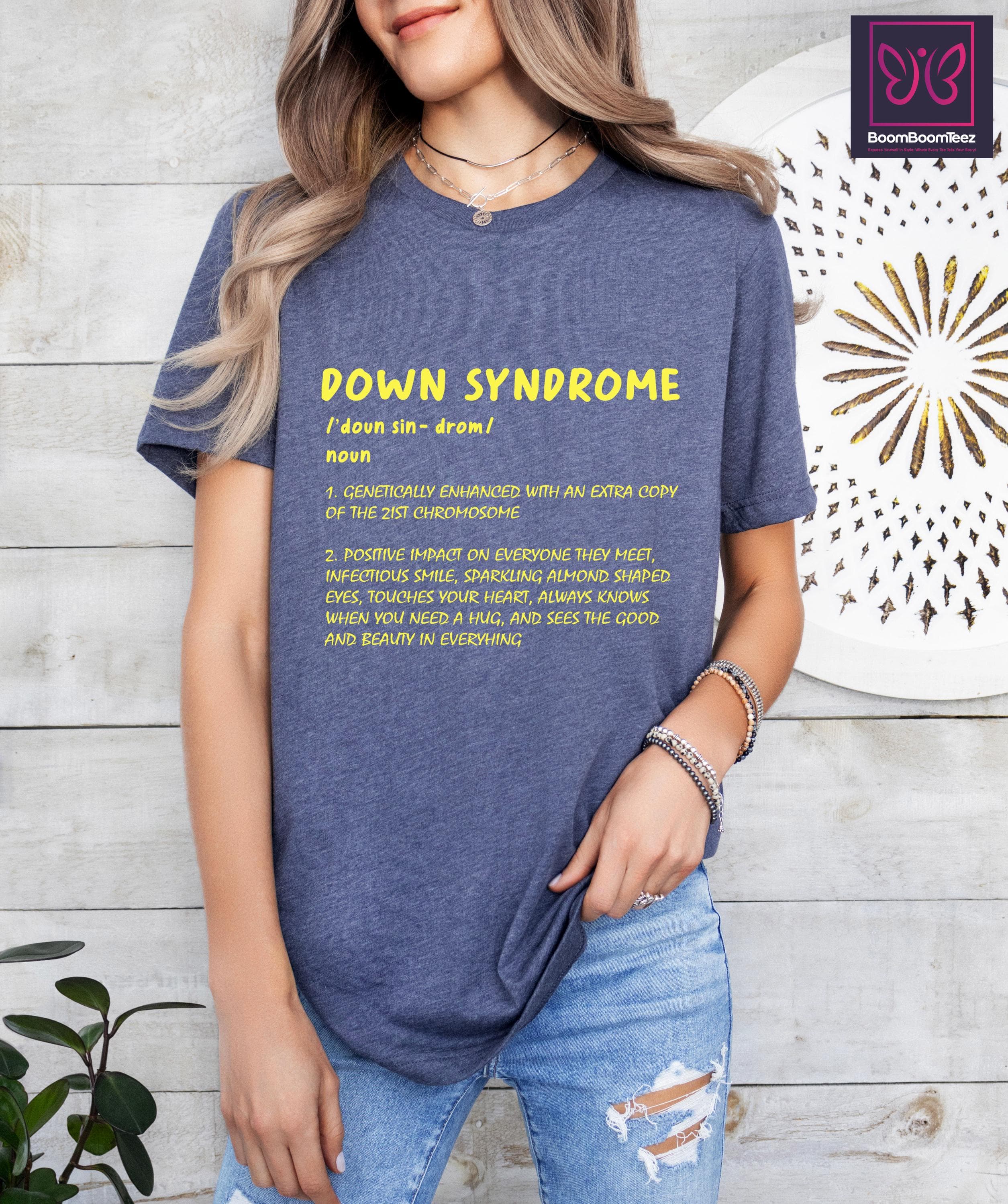 Down Syndrome Awareness Shirt Dictionary Definition Gift Graphic Tee - image 3