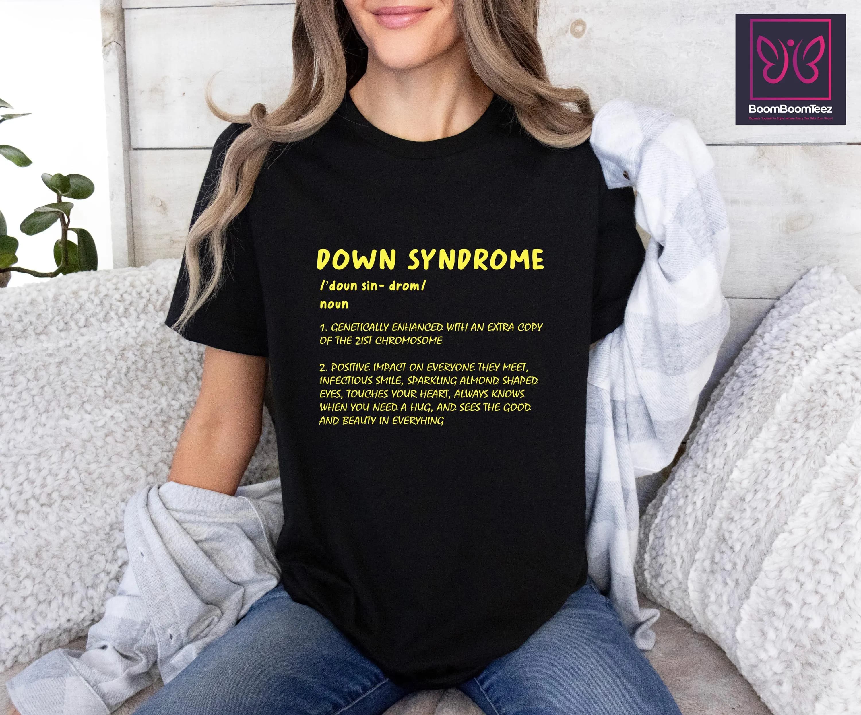 Down Syndrome Awareness Shirt Dictionary Definition Gift Graphic Tee