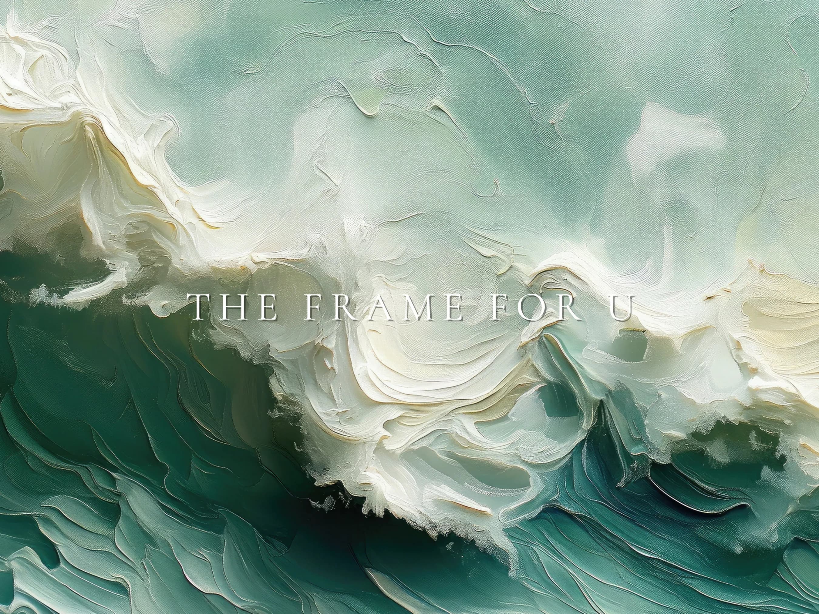 Samsung Frame TV Art, 3D Abstract Ocean Waves Seascape, Digital Download, 3D Ocean Waves Painting | TV0253 - image 3